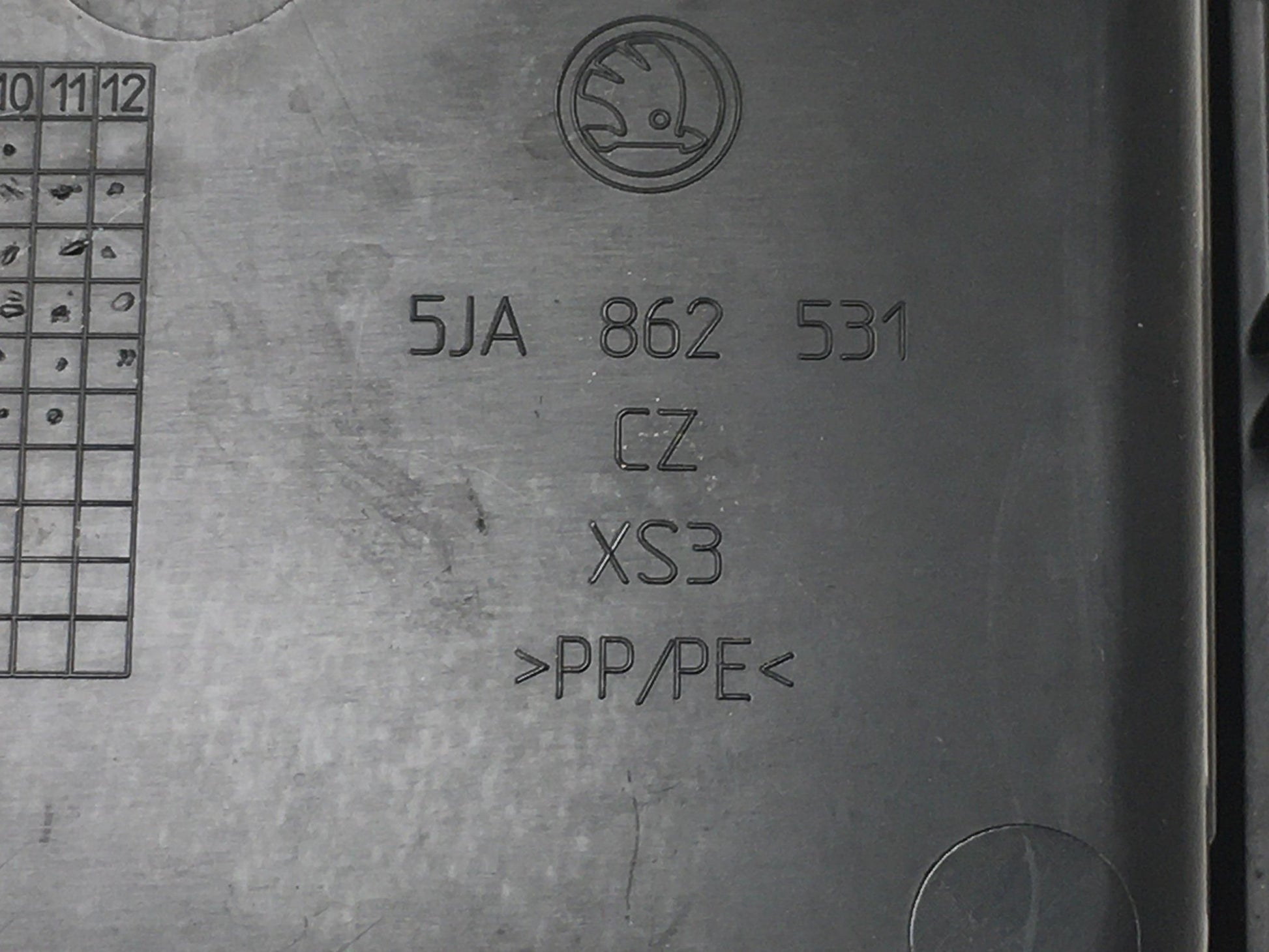 Portavasos Skoda Rapid 5JA862531 - 5JA862531