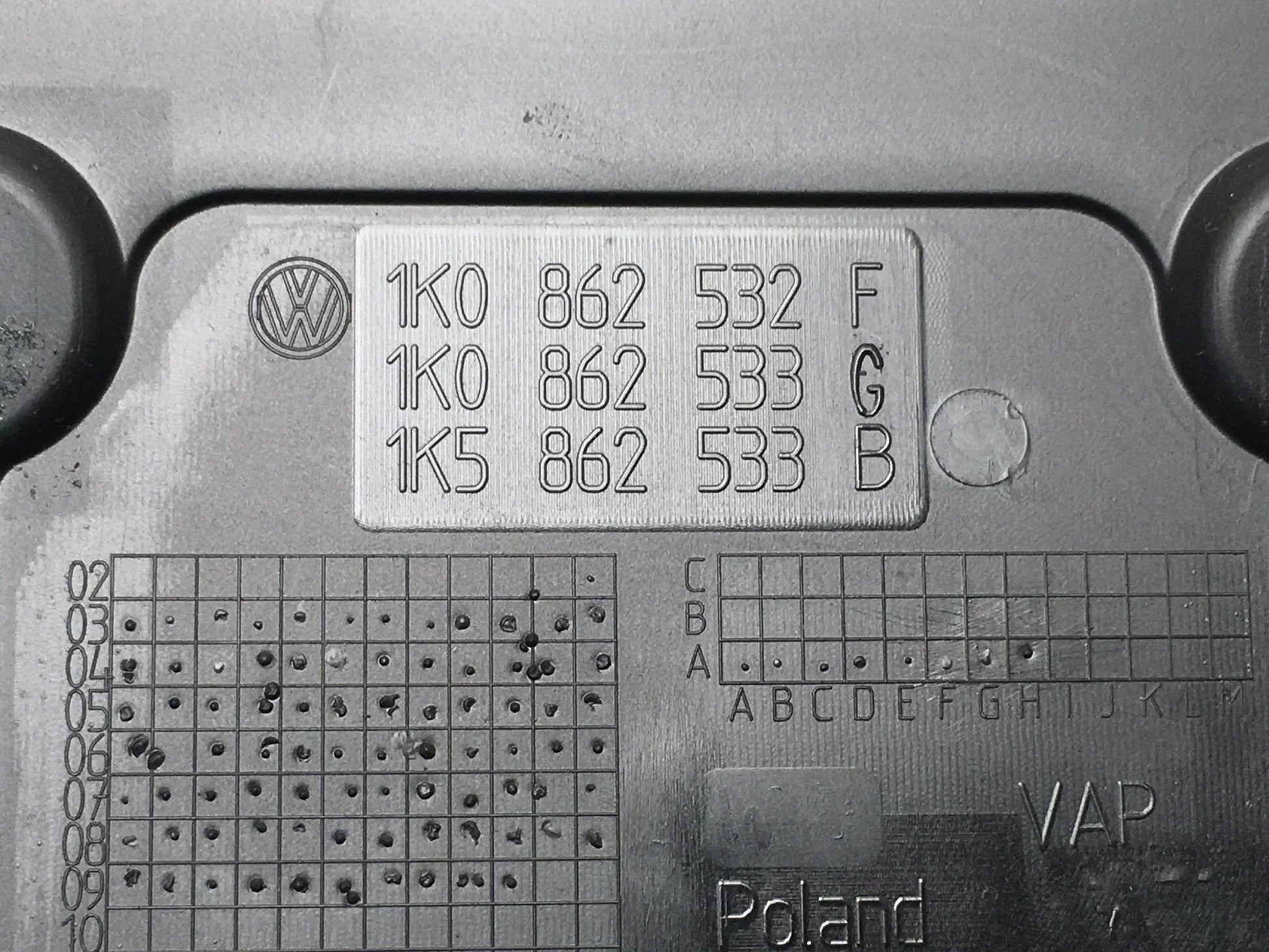 Portavasos VW Golf Vi 1K0862532F
