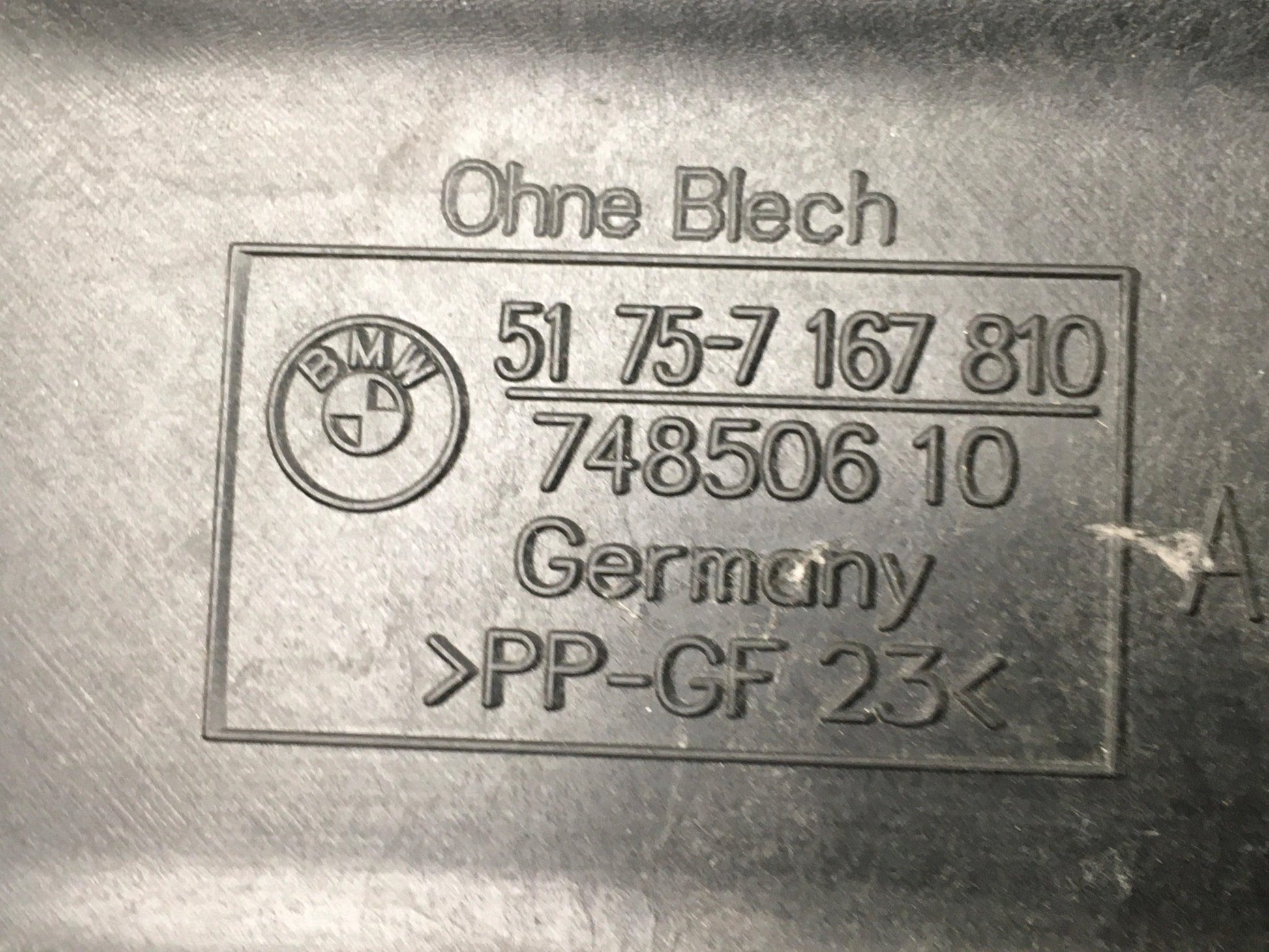 Proteccion bajos BMW E90 E81 - 51757167810