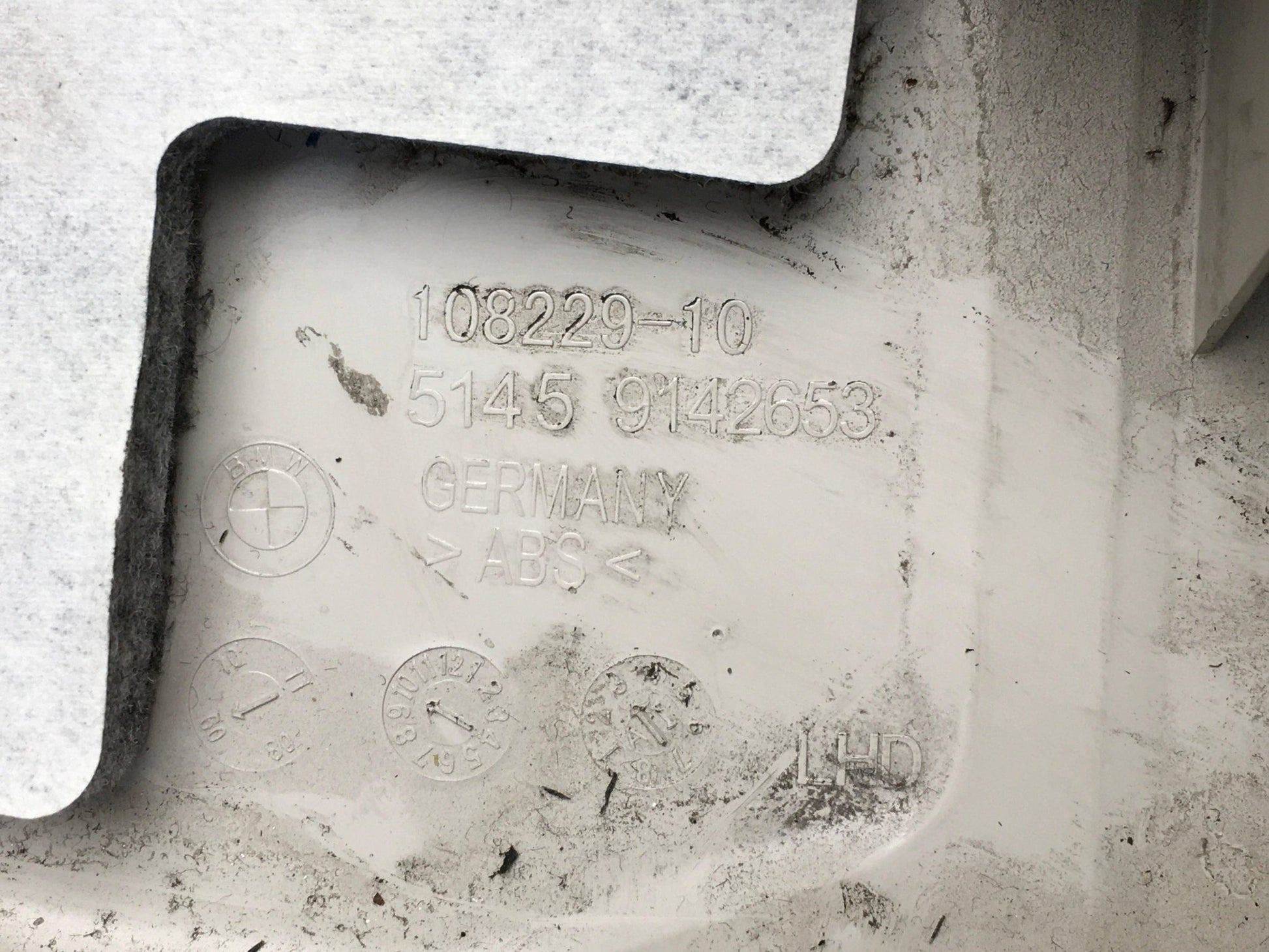 Proteccion impactos izq Salpicadero BMW F07 - 51459142653