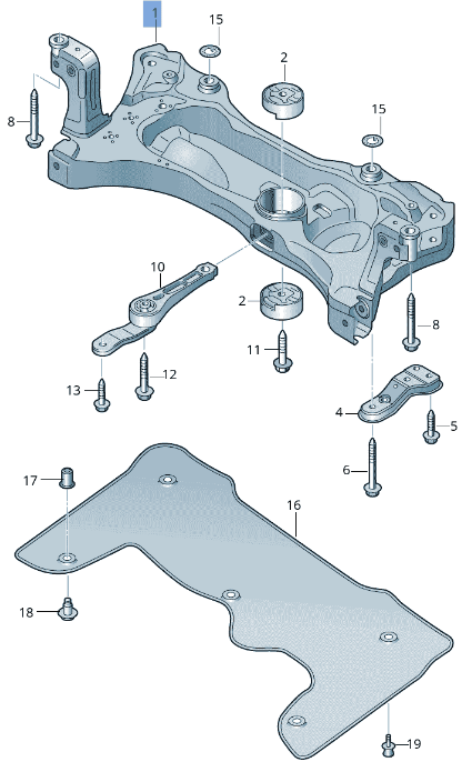 Puente delantero Cupra Leon - 5WA199315F