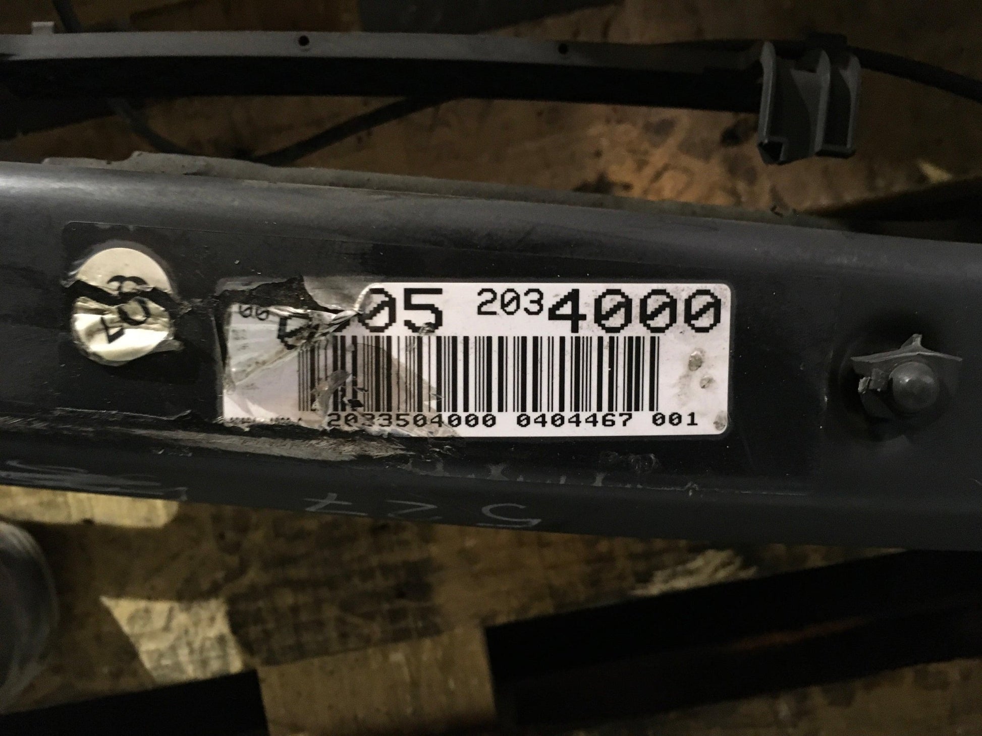 Puente trasero Mercedes W203 - 2033504000