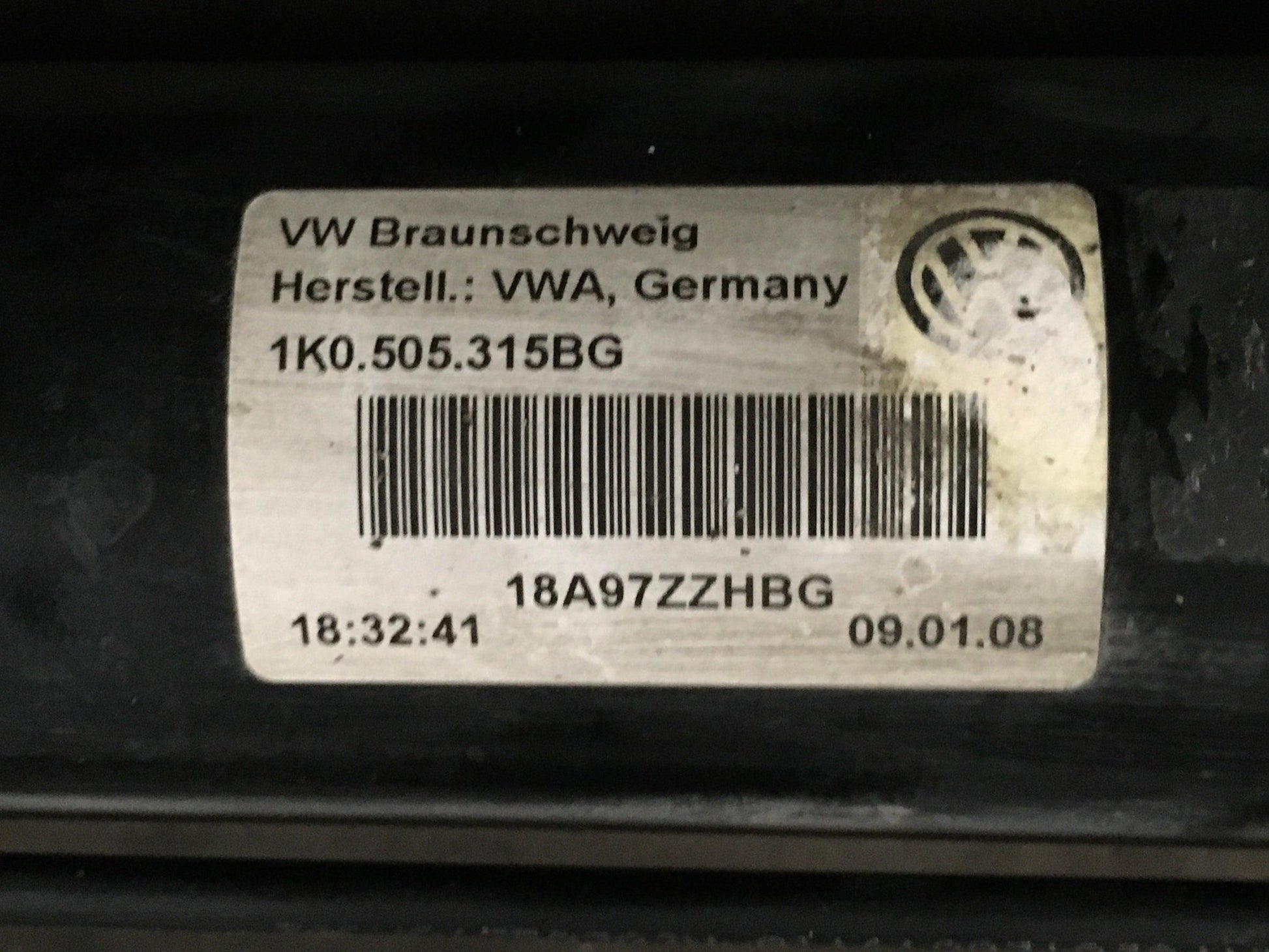 Puente trasero VW 1K0505315BG - 1K0505315BG