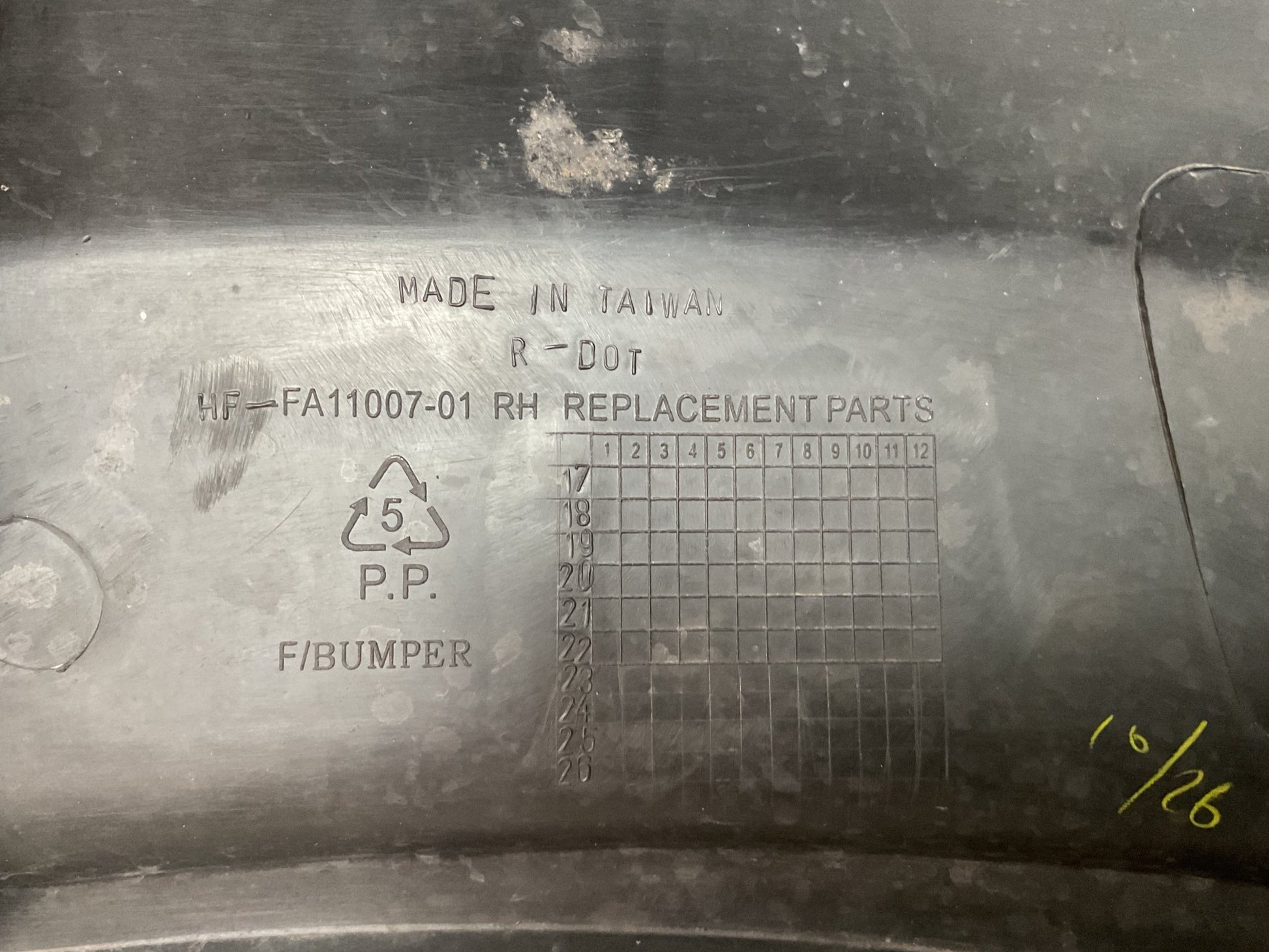 Punta dcha Paragolpes delantero Ducato Jumper Boxer 06 - 13 - HFFA1100701