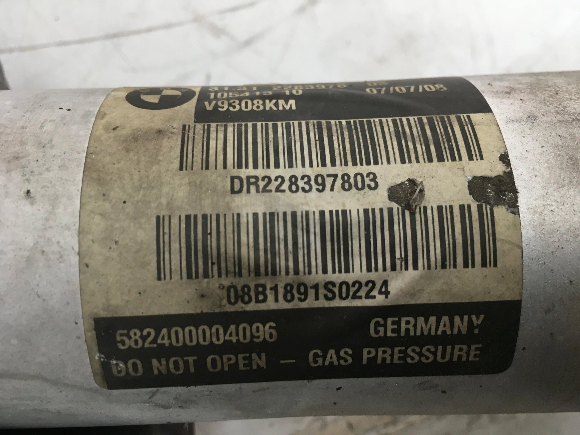 Puntal delantero derecho BMW E93 - 31312283978