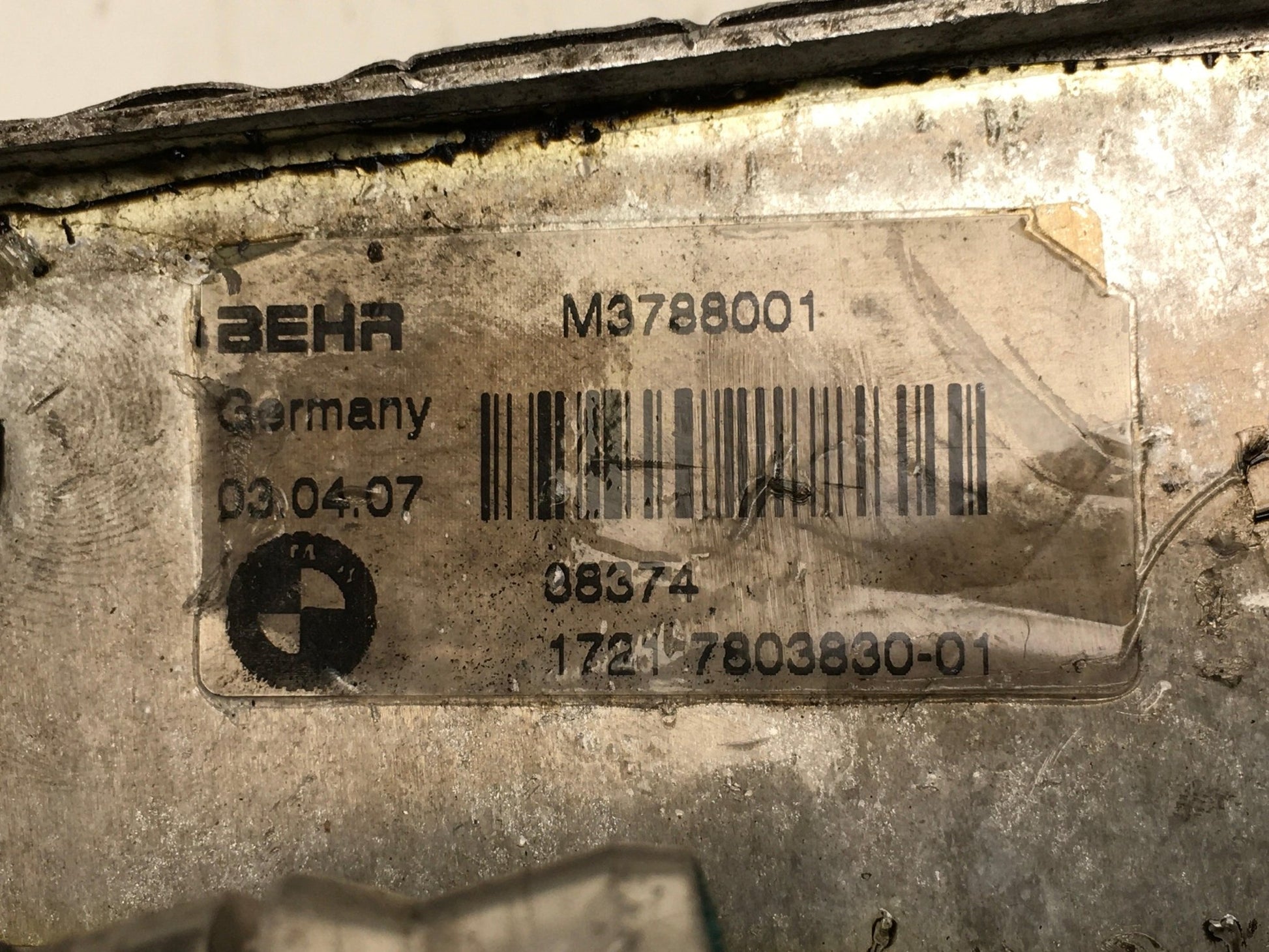 Radiador Aceite BMW 17217803830 - 17217803830