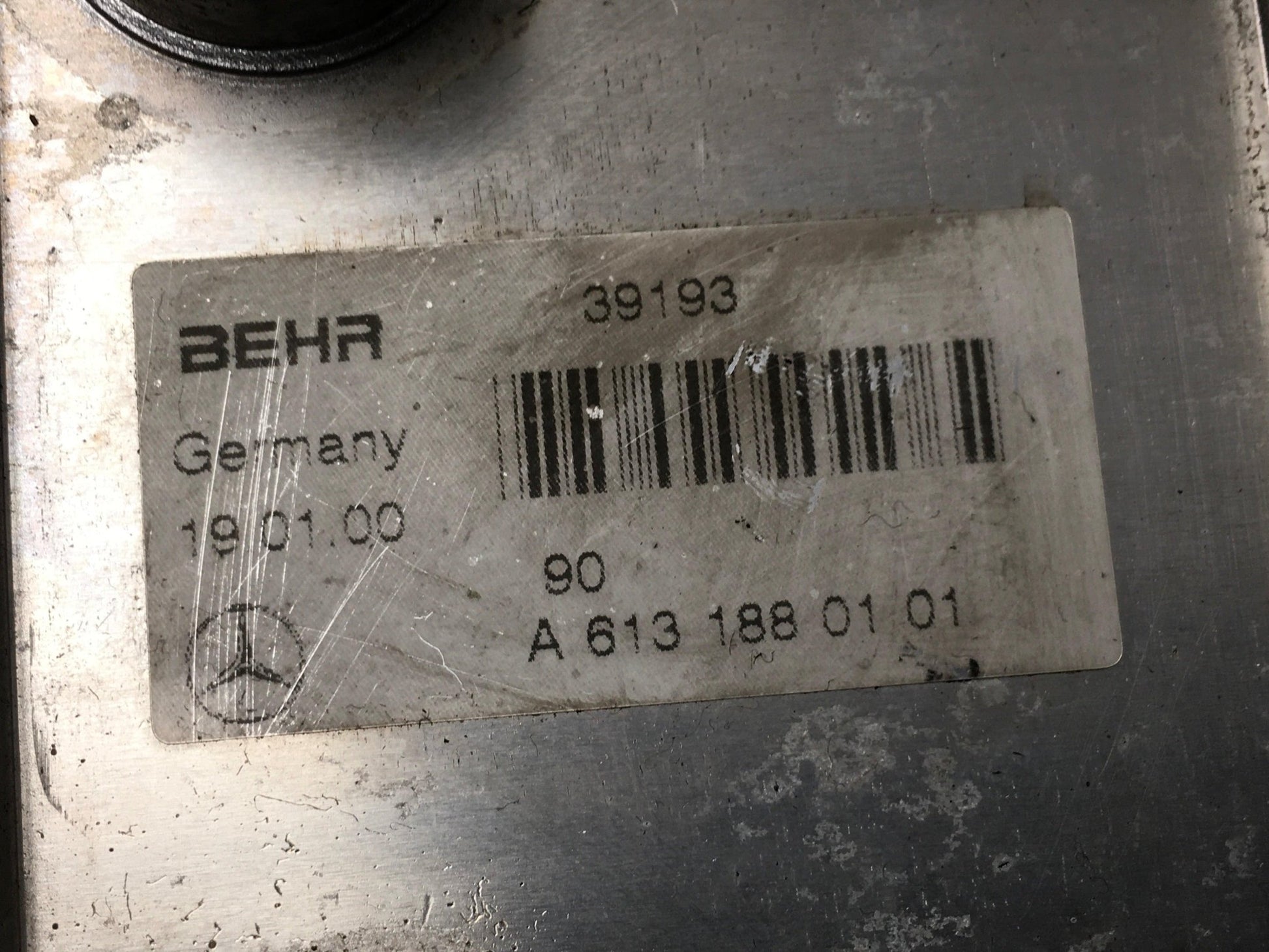 Radiador aceite Mercedes A6131880101 - A6131880101