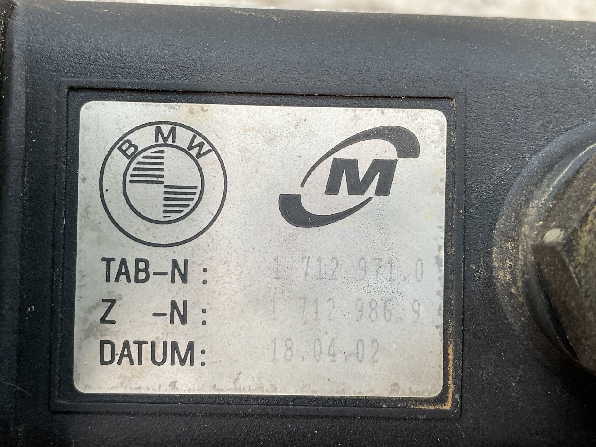 Radiador AGUA BMW 1712971 - 1712971