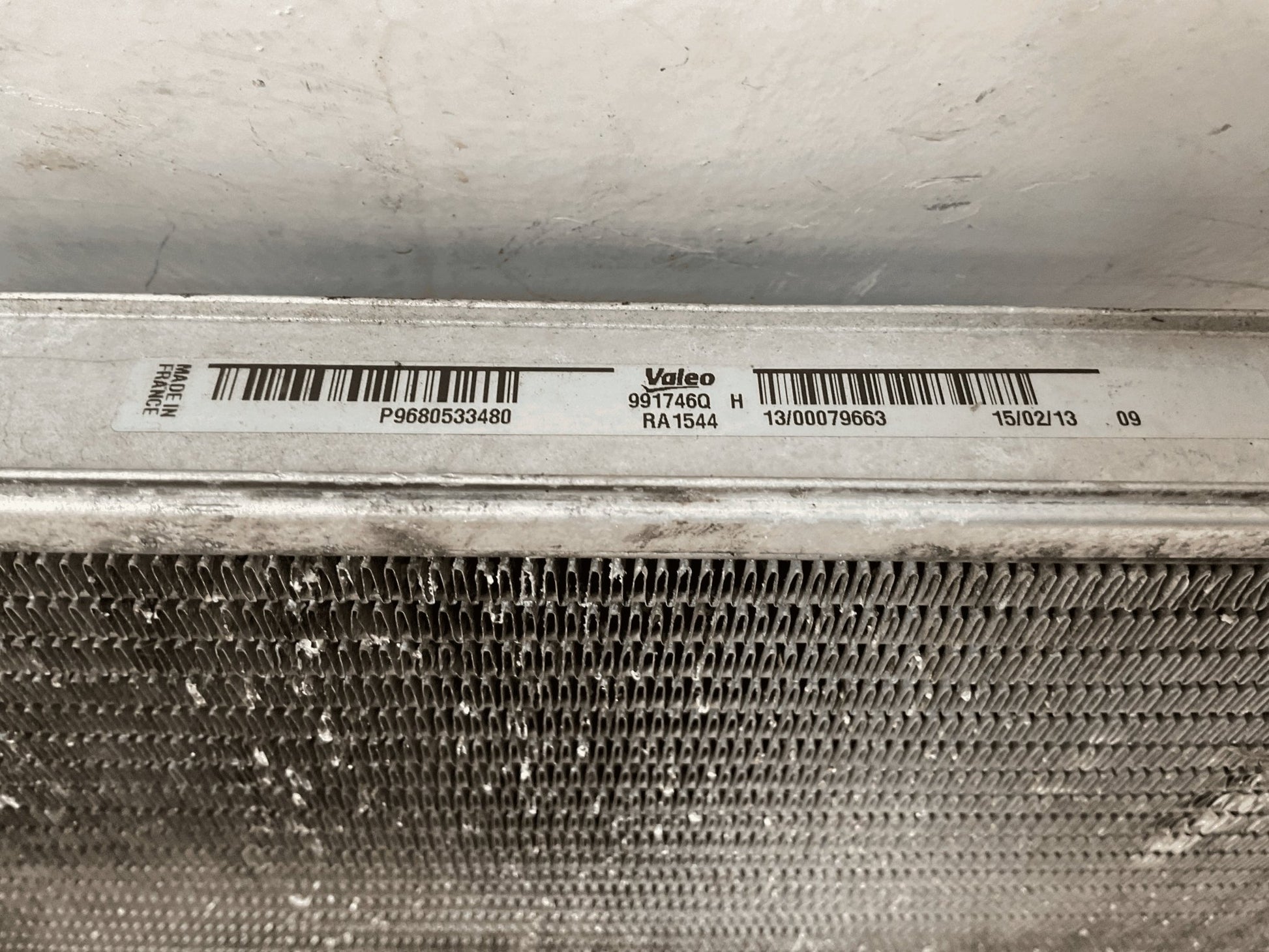 Radiador Agua PSA 1.6HDi P9680533480 - P9680533480
