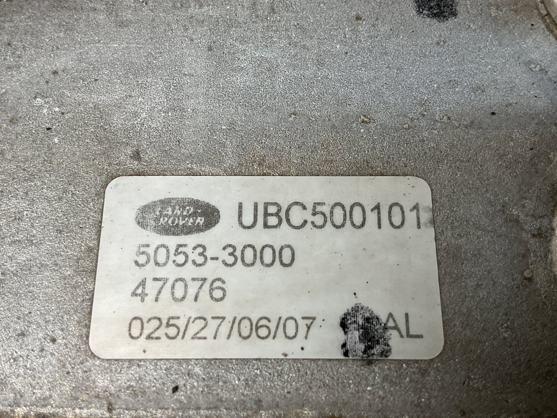 Radiador caja cambios Land Rover UBC500101 - UBC500101