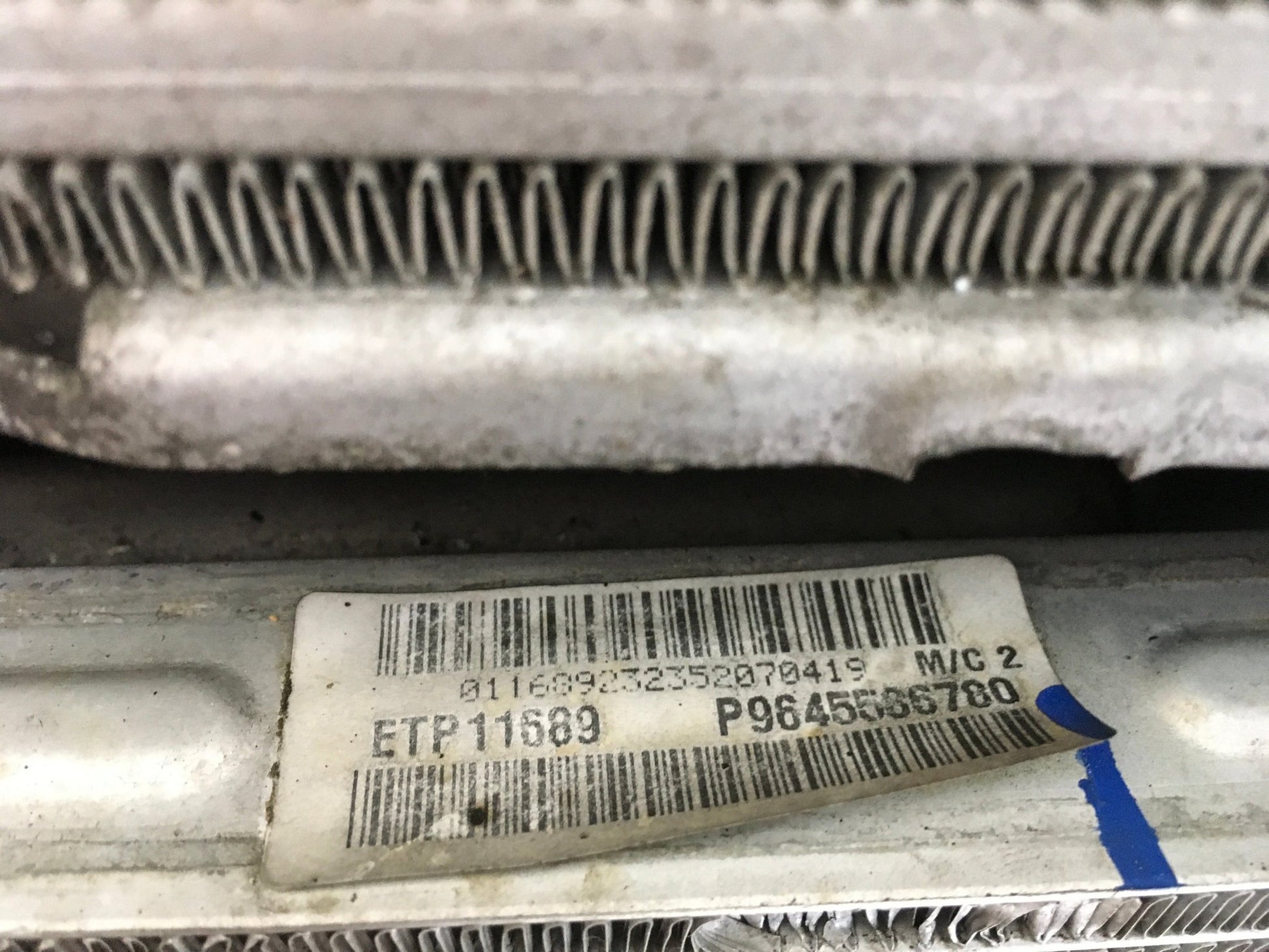 Radiadores Citroen C5 Peugeot 407 2.0HDI - 9646474780