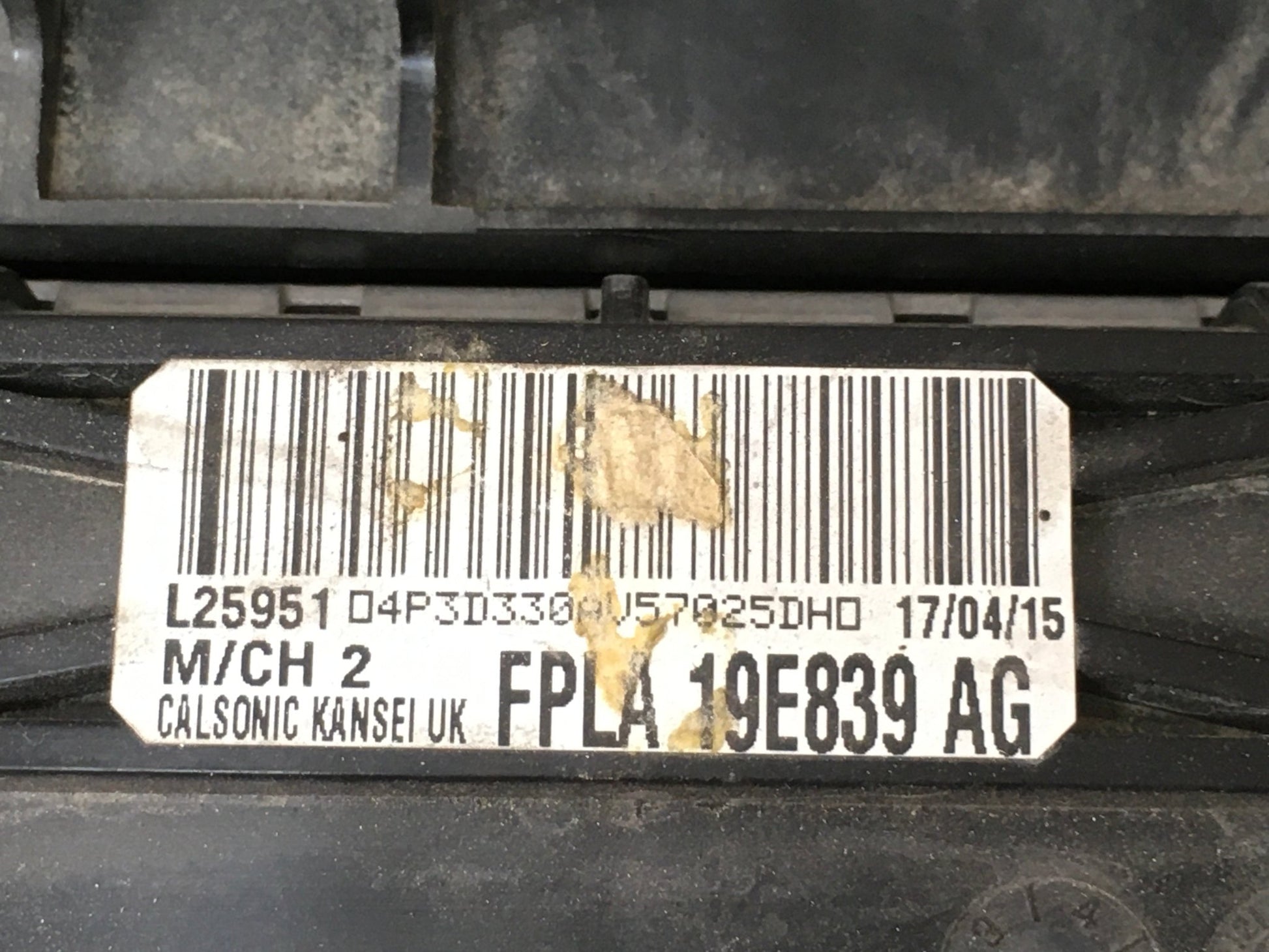 Radiadores Land Rover Sport II L494 - JLRB85PLA