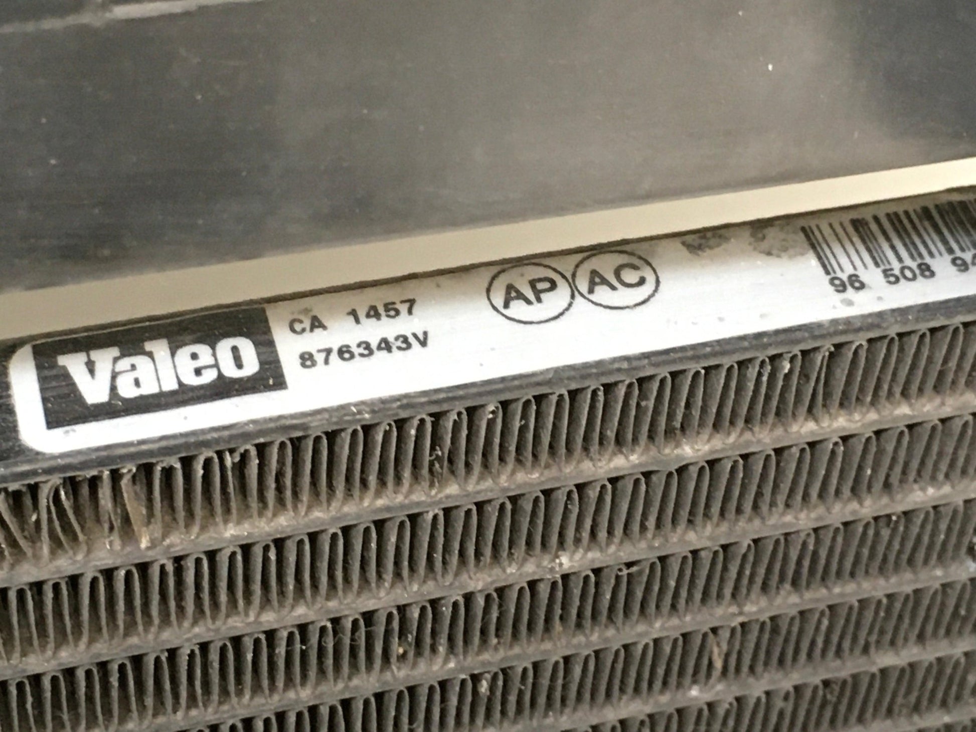 Radiadores Peugeot 207 1.6 HDI - 9650894080