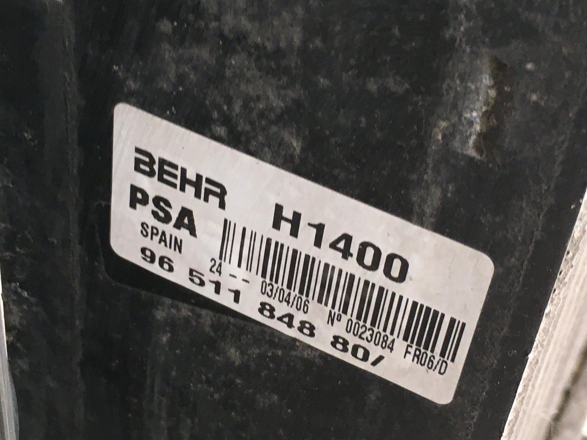 Radiadores Peugeot 207 1.6 HDI - 9650894080