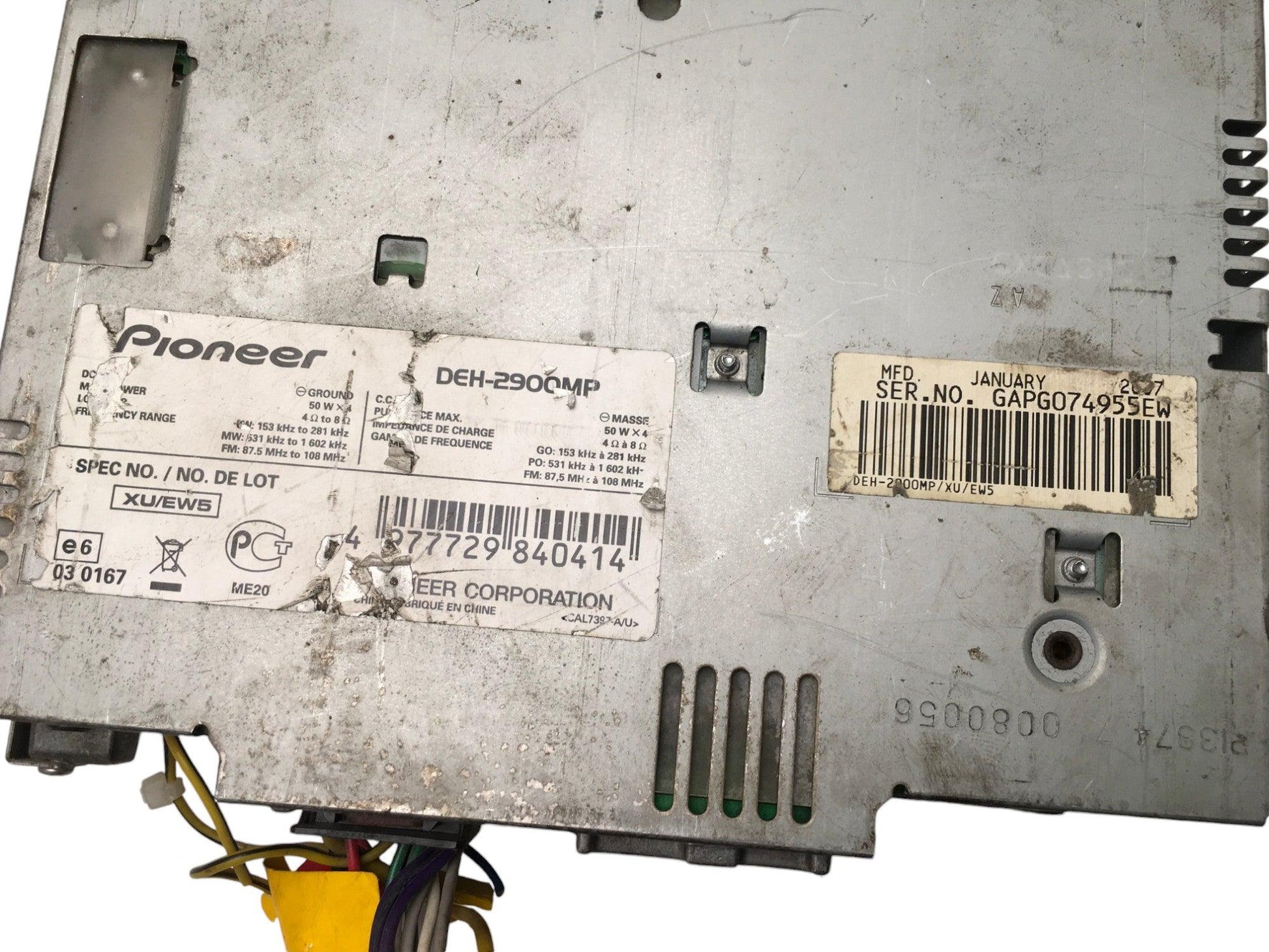 Radio CD Pioneer DEH2900MP - DEH2900MP