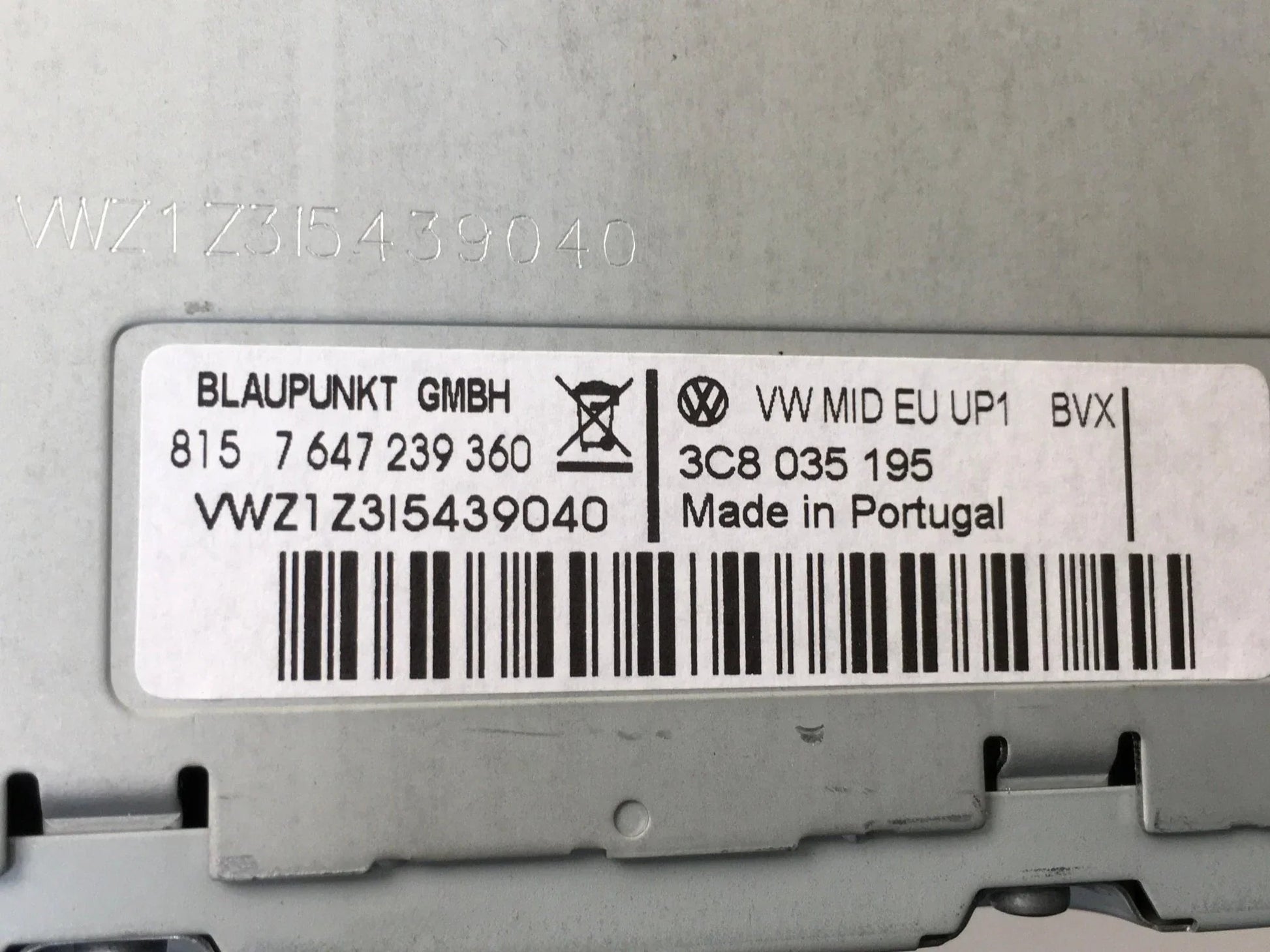 Radio CD VW 3C8035195