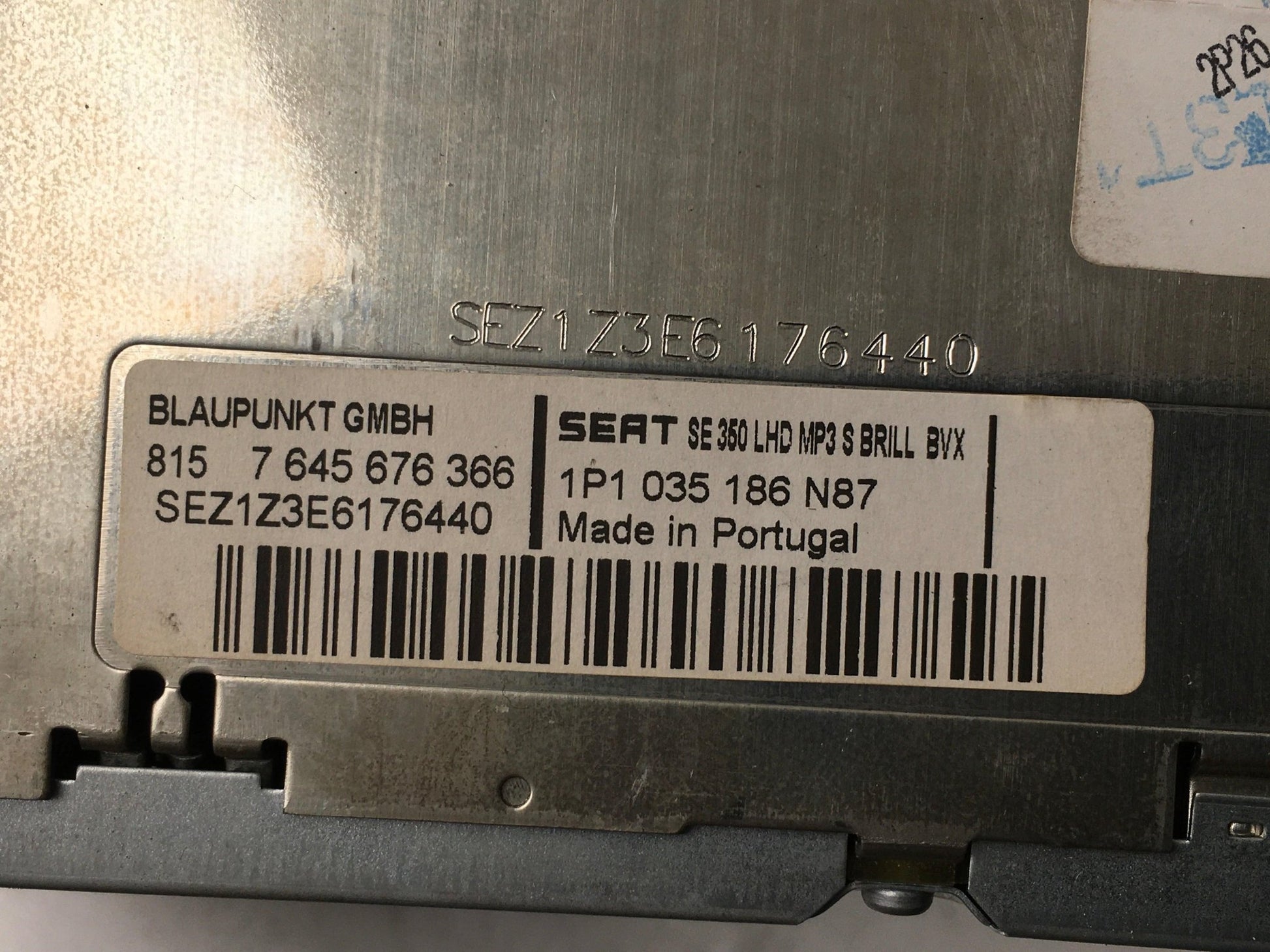 Radio Seat Leon II 1P1035186N87 - 1P1035186N87