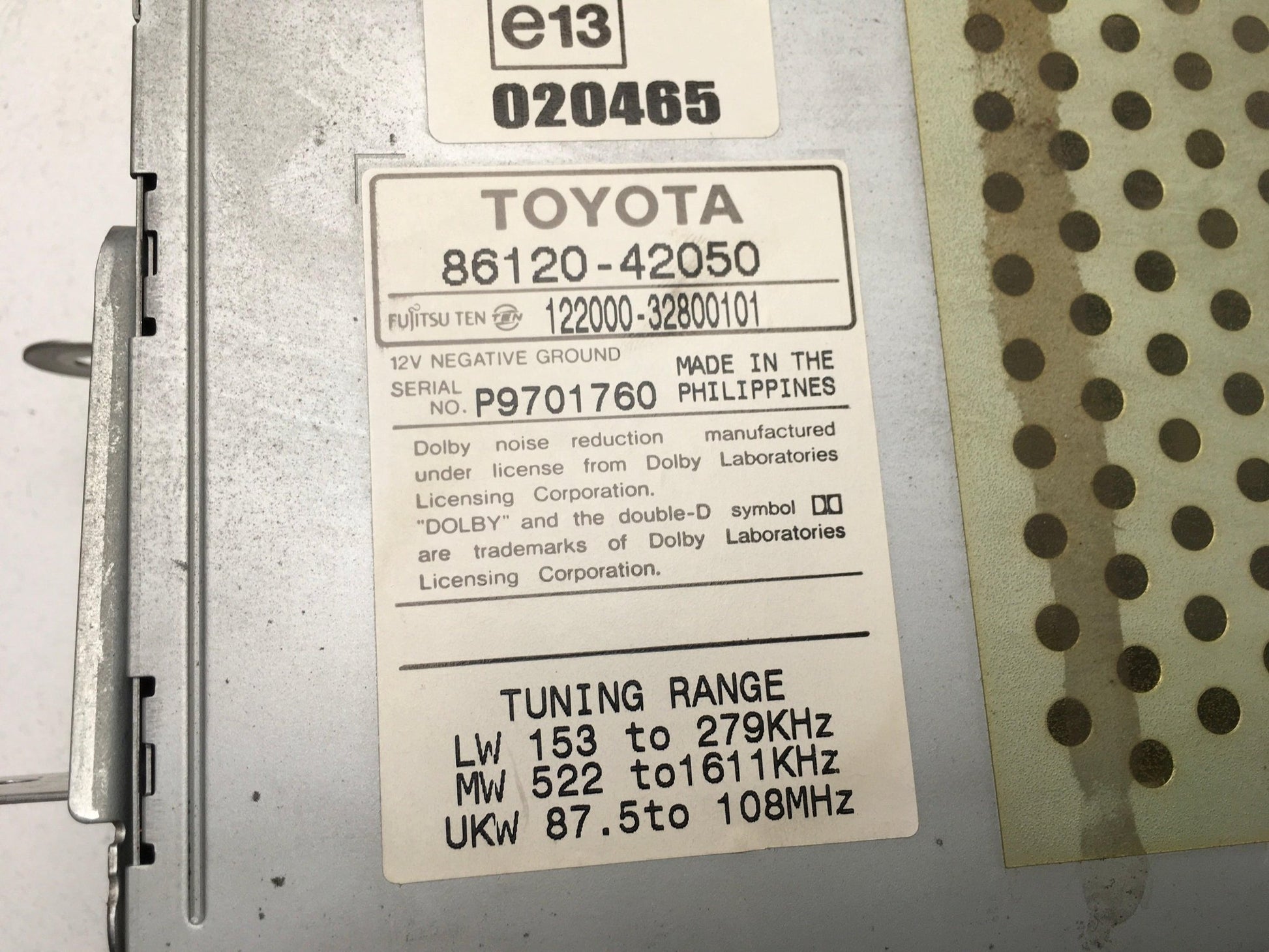 Radio Toyota Rav4 II - 86120-42050