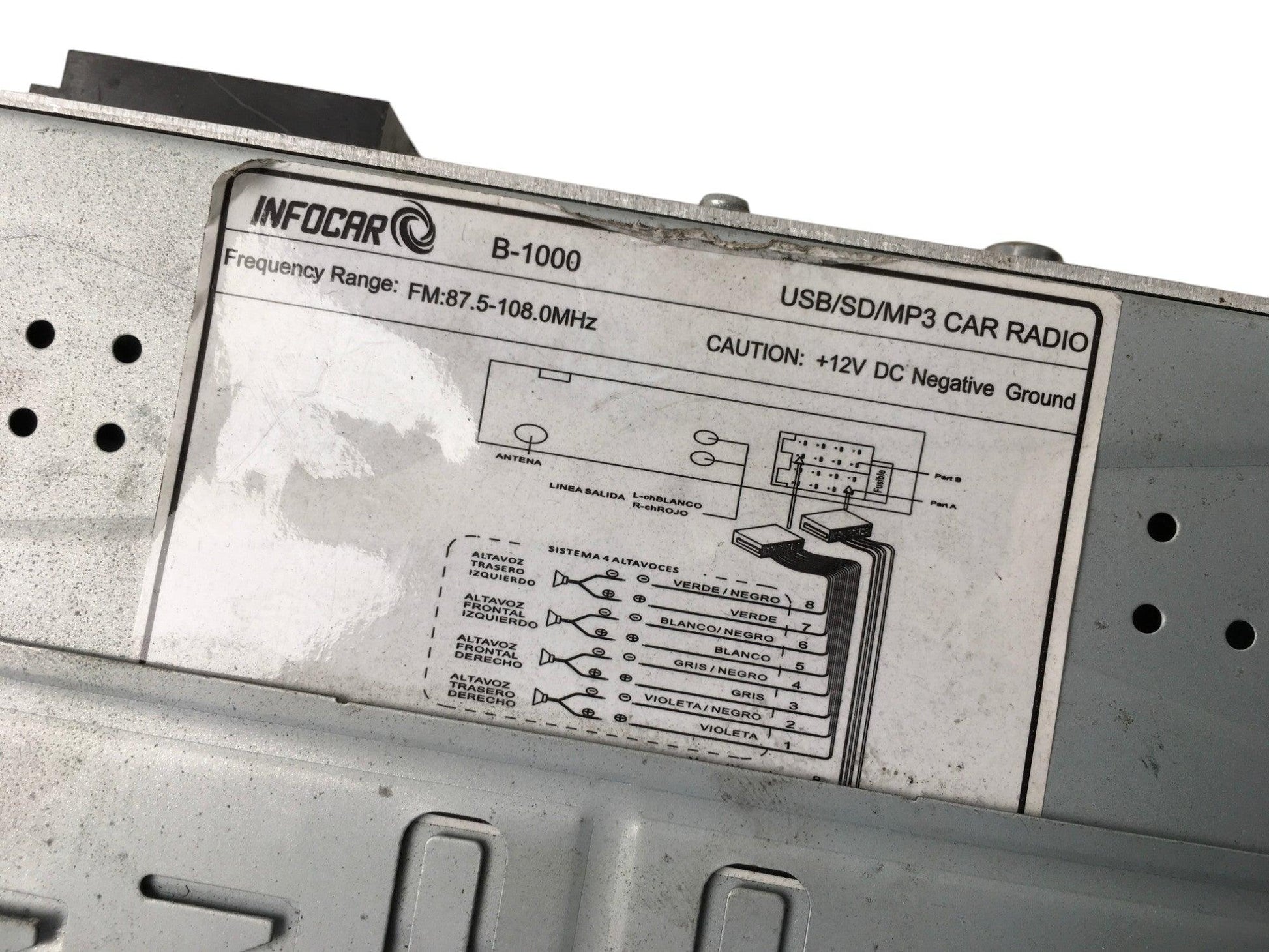 Radio USB Infocar B - 1000 - B - 1000