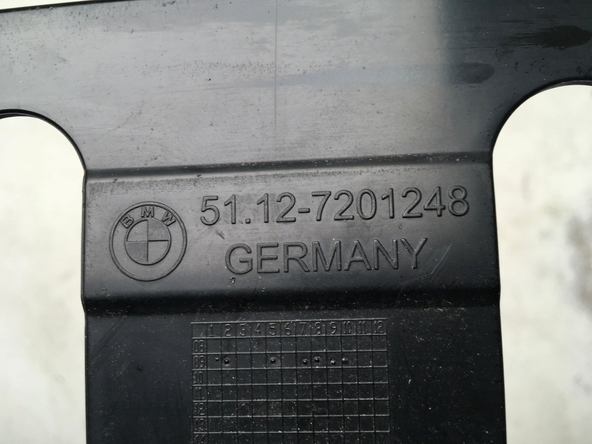 Refuerzo paragolpes trasero BMW F07 GT - 51127201248