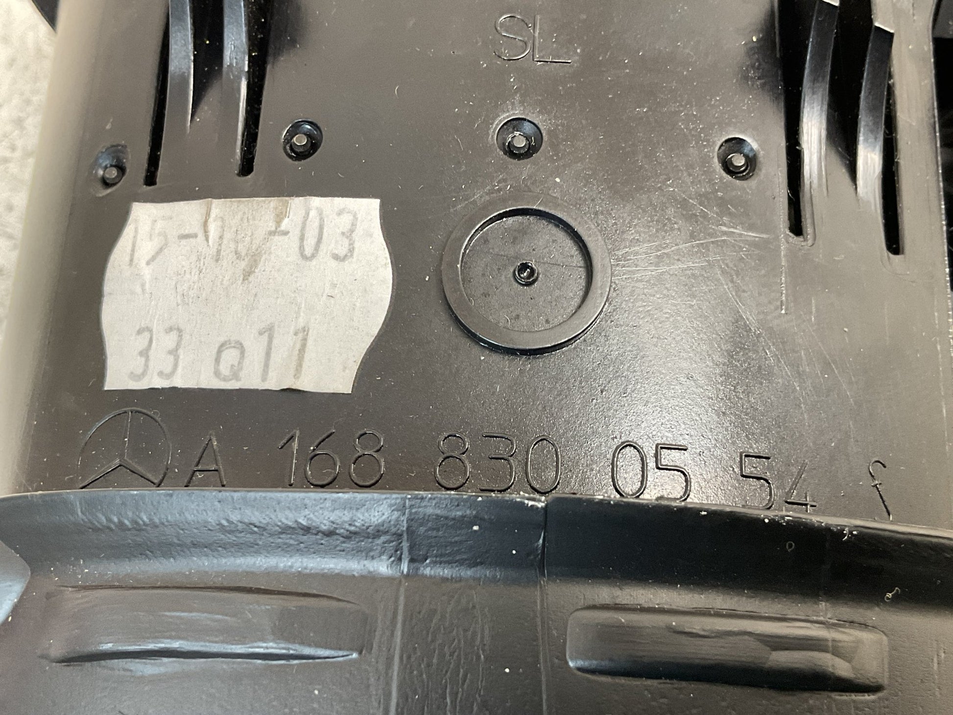 Rejilla Aire izq Mercedes A 1997 - 2007 - A1688300554