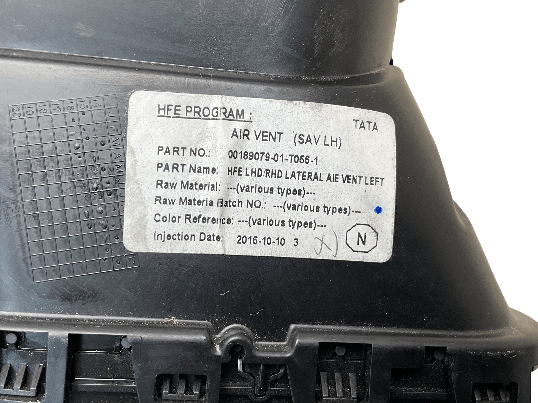 Rejilla aireadora izq Nissan Kadjar 15-22 - 687610165R