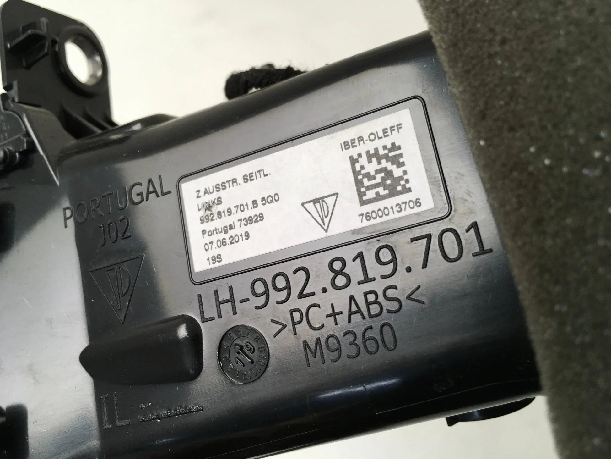Rejilla Aireadora izquierda Porsche 911 992