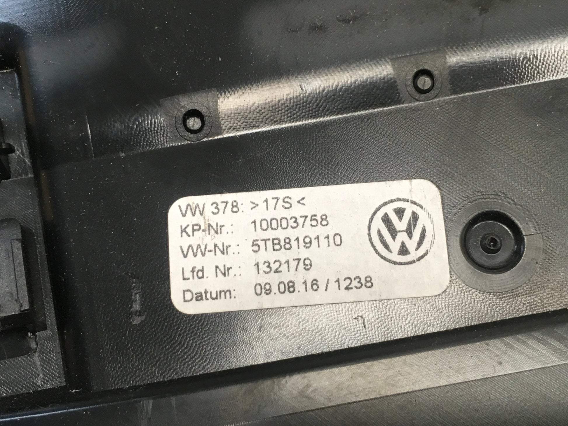 Rejilla Aireadora VW Touran II 5T - 5TB819110