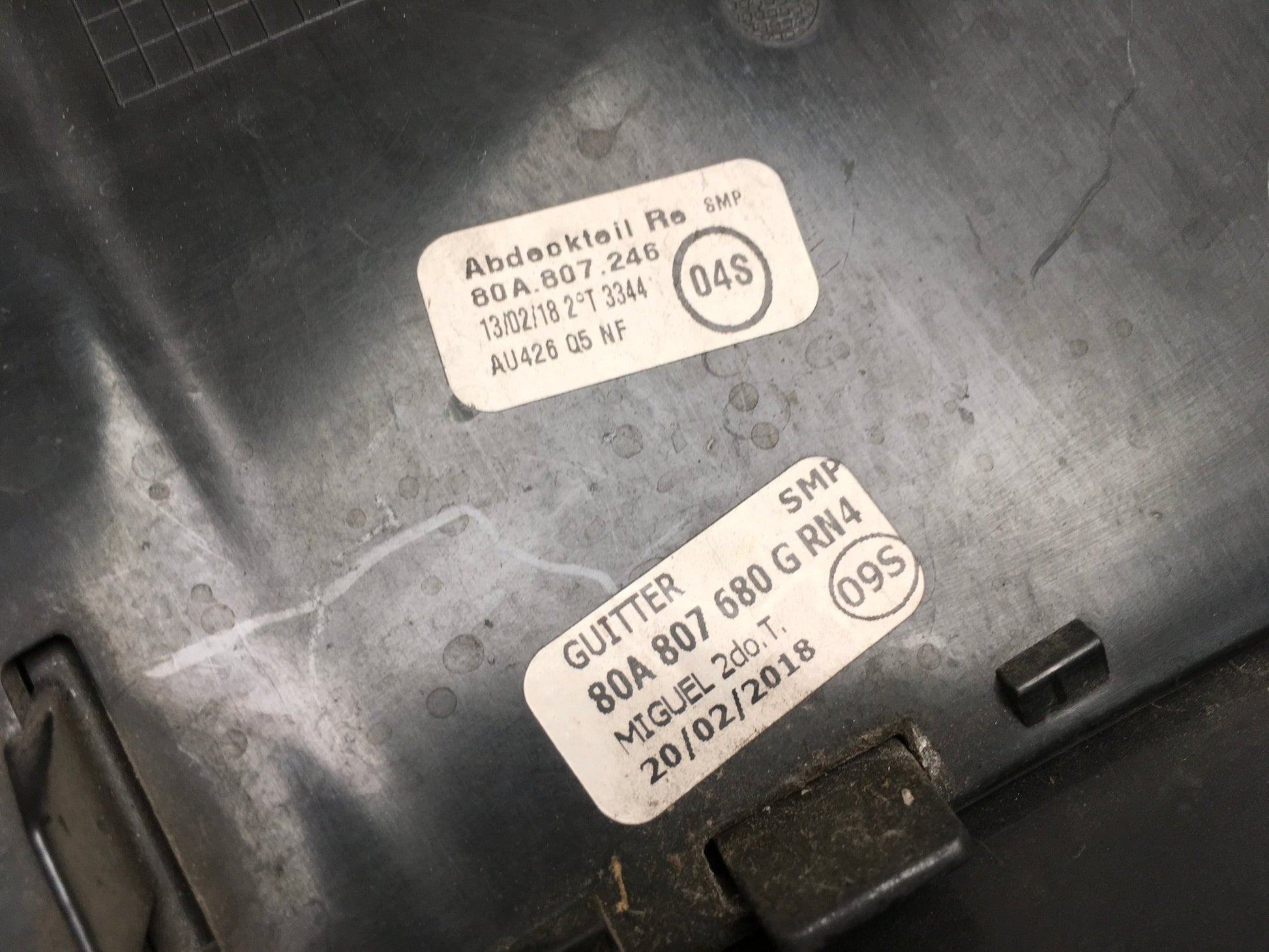 Rejilla Antiniebla dcho Audi Q5 FY Quattro - 80A807682C