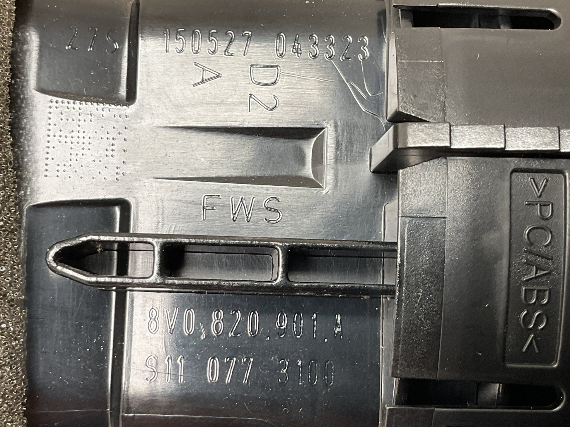 Rejilla clima Audi A3 8V 2012-2020 - 8V0820901A