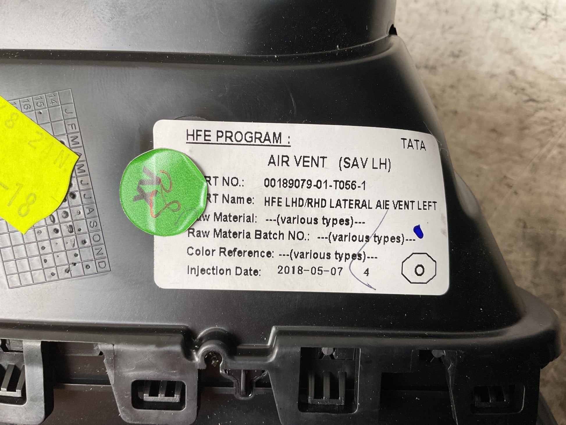 Rejilla Clima Renault Kadjar 2015 - 2024 - 00189100