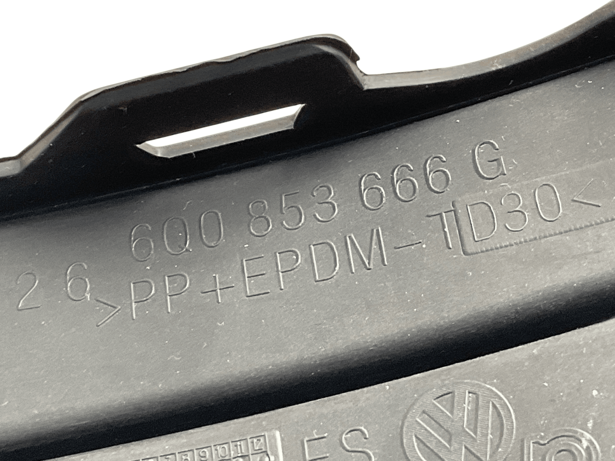 Rejilla del dcha VW Polo IV (9N) 02-09 - 600853666G