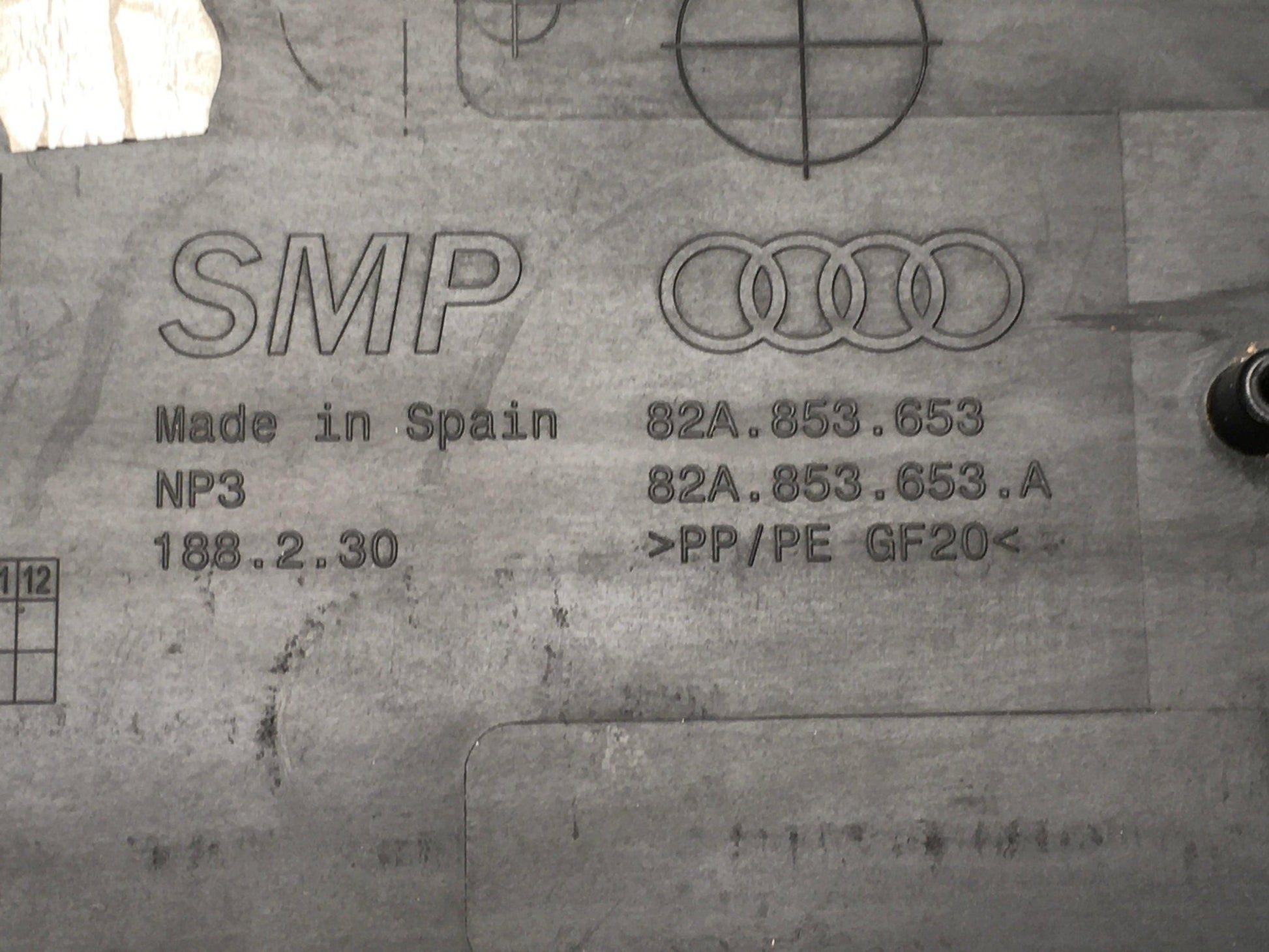 Rejilla delantera Audi A1 GB - 82A853653A