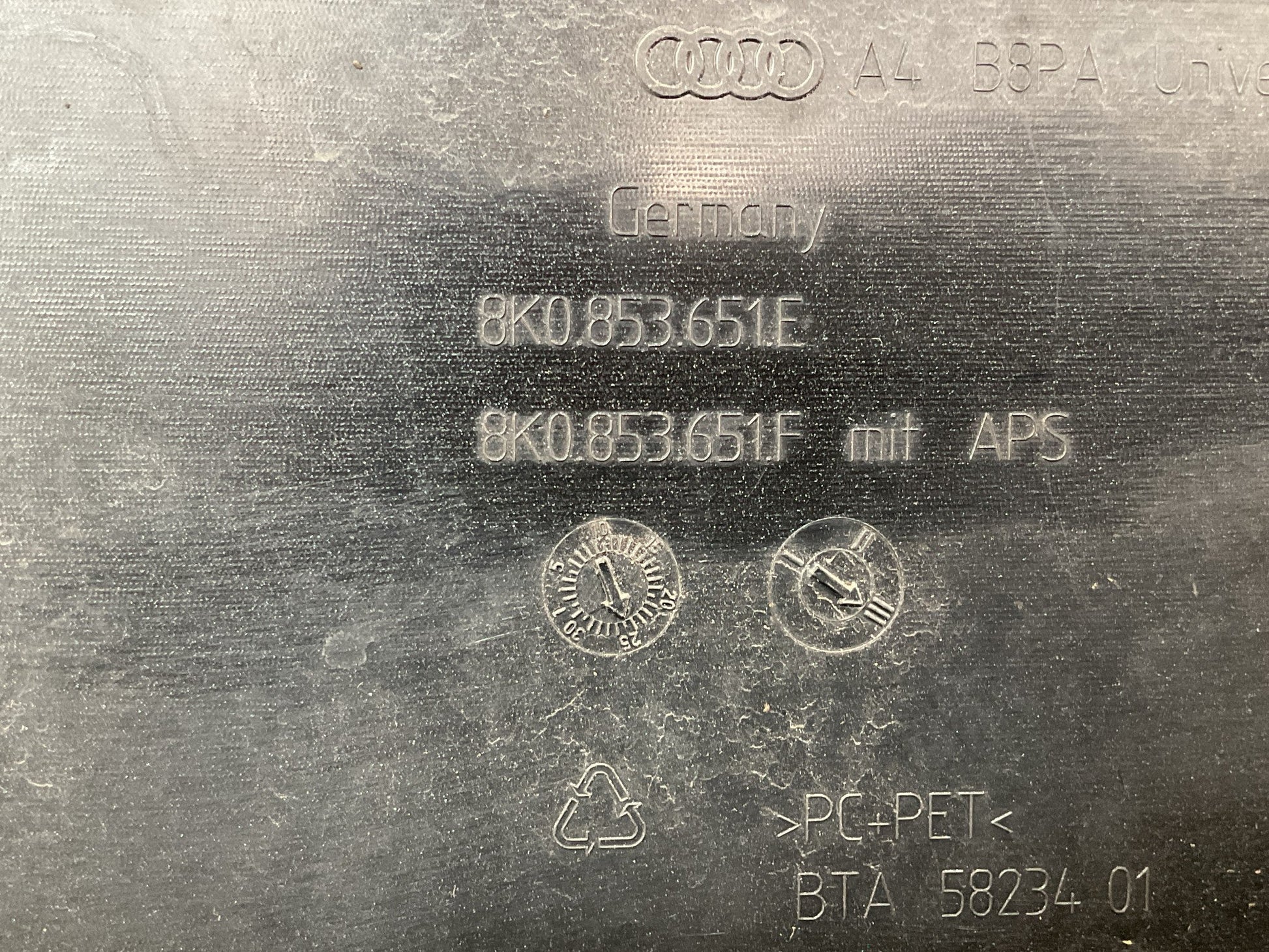 Rejilla delantera Audi A4 07-15 - 8K0853651E