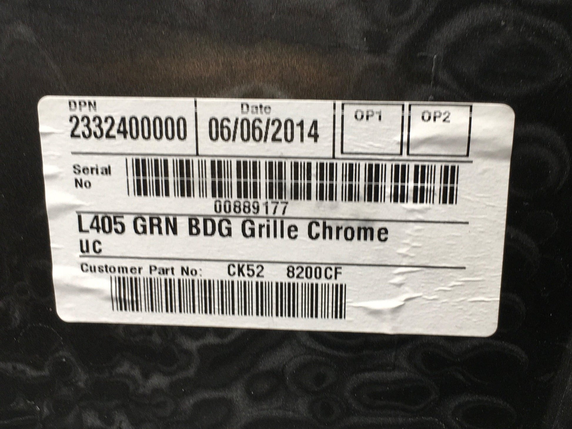 Rejilla delantera Range Rover L405 CK528200CF - JK528200BC