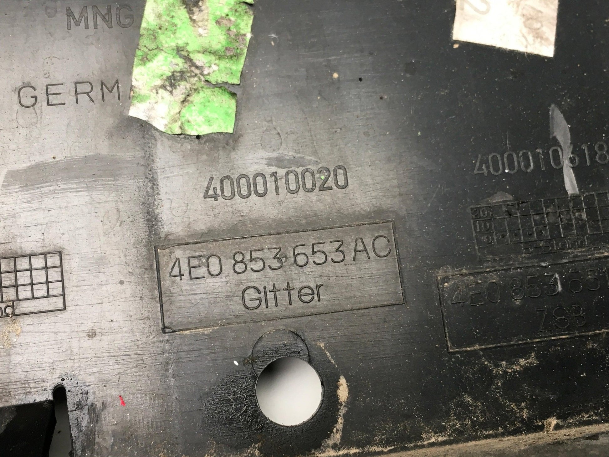 Rejilla paragolpes Audi A8 D3 - 4E0853653AC