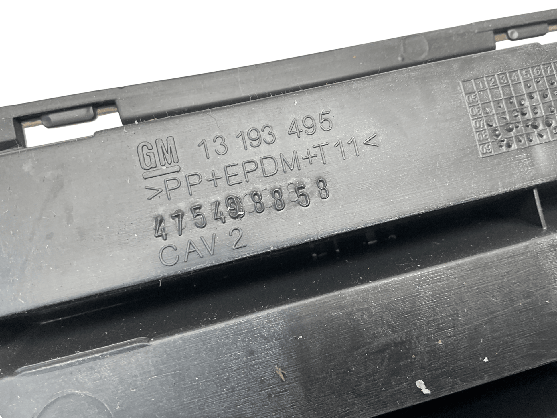 Rejilla paragolpes del Opel Meriva 03-10 - 13193495