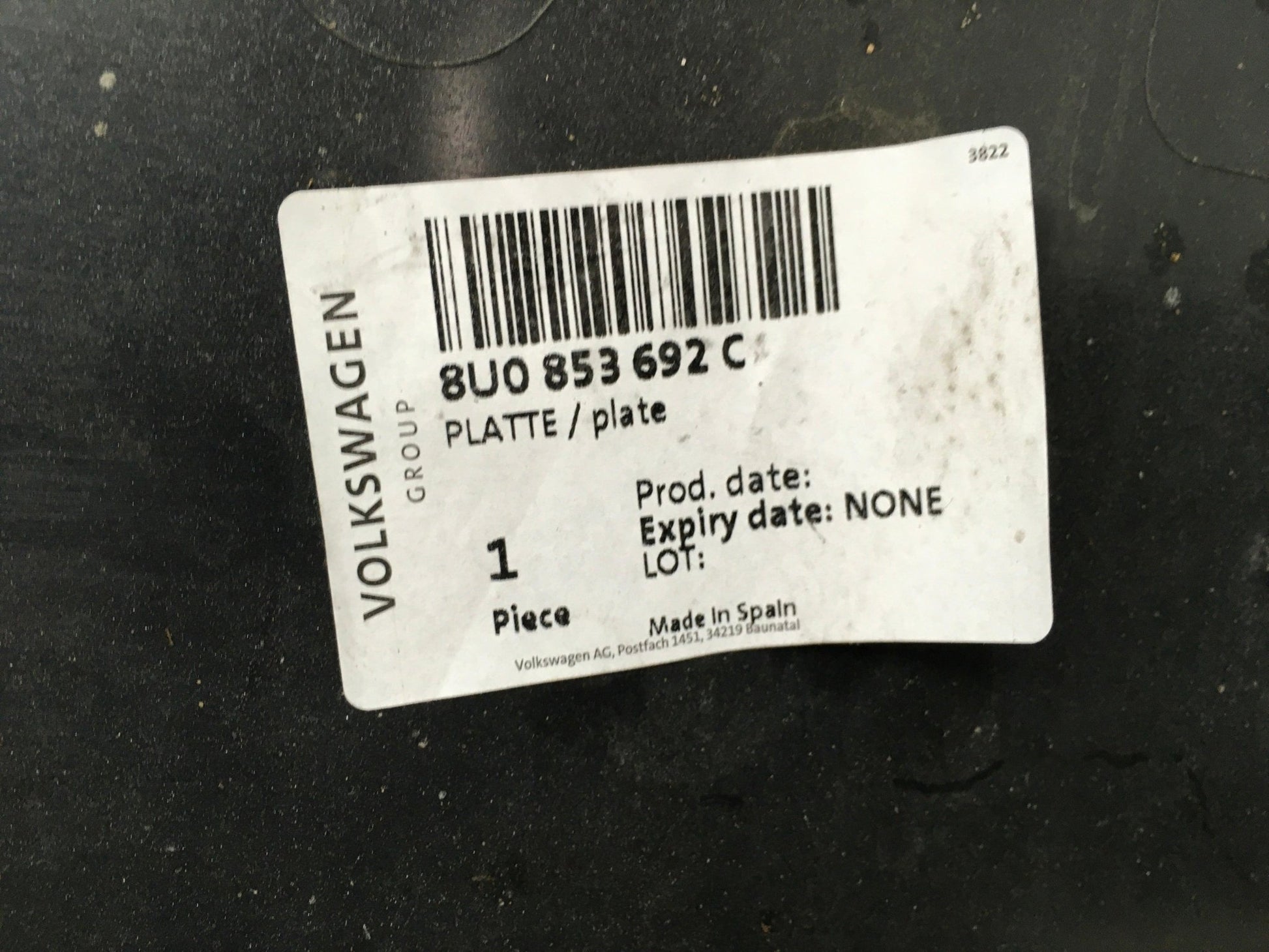 Rejilla Radiador Audi Q3 8U Quattro - 8U0853692C