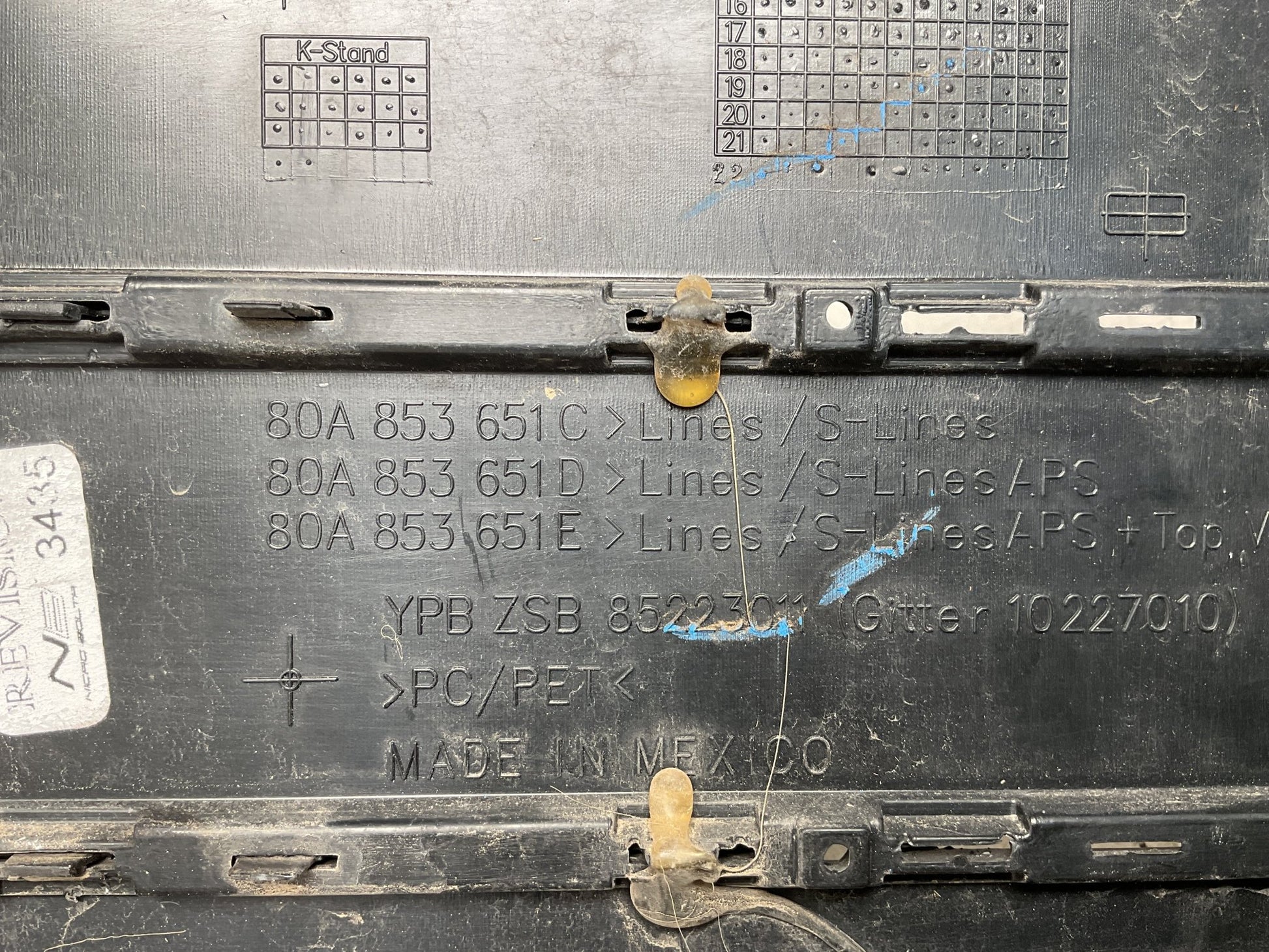 Rejilla Radiador Audi Q5 2017 - 2025 - 80A853651 _