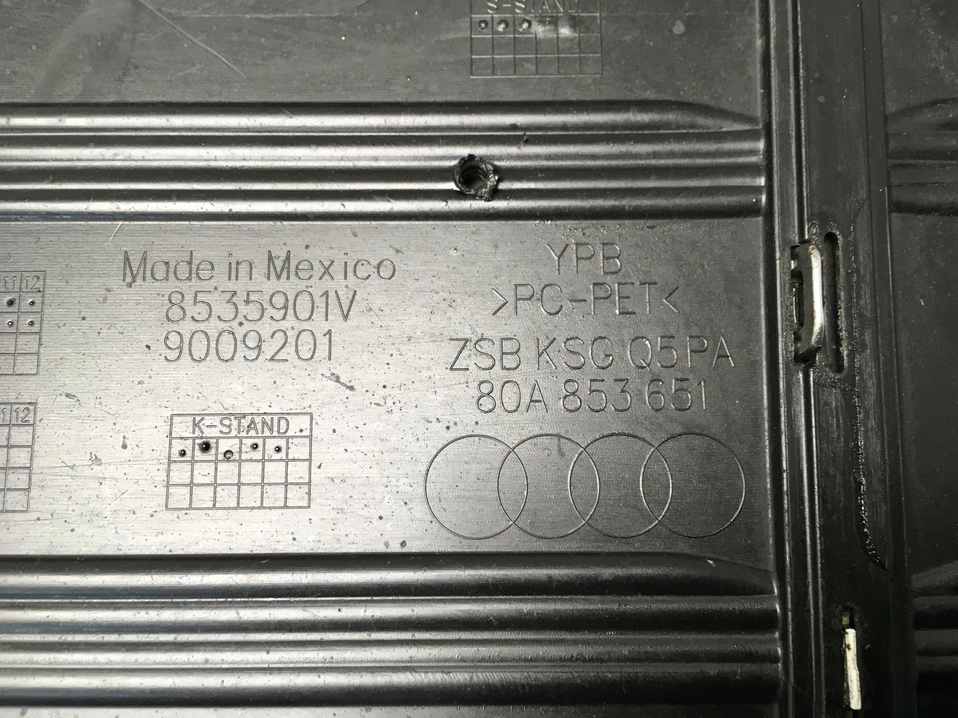 Rejilla Radiador Audi Q5 FY Fase 2 - 80A853651