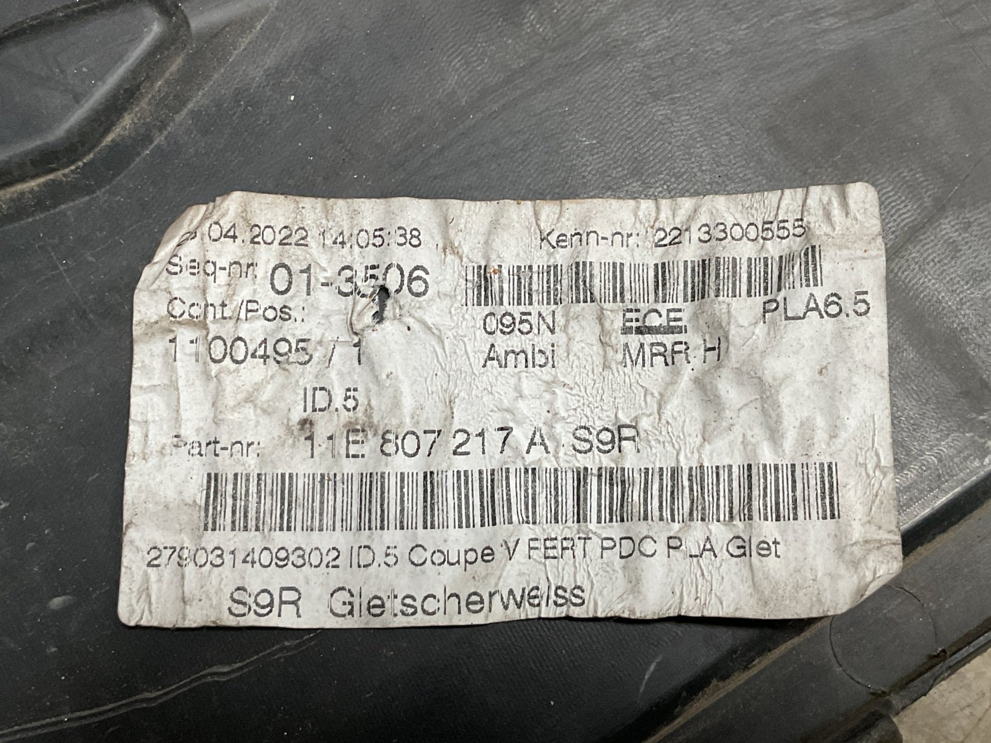 Rejilla Radiador VW ID.5 2021-2025 - 11E853677