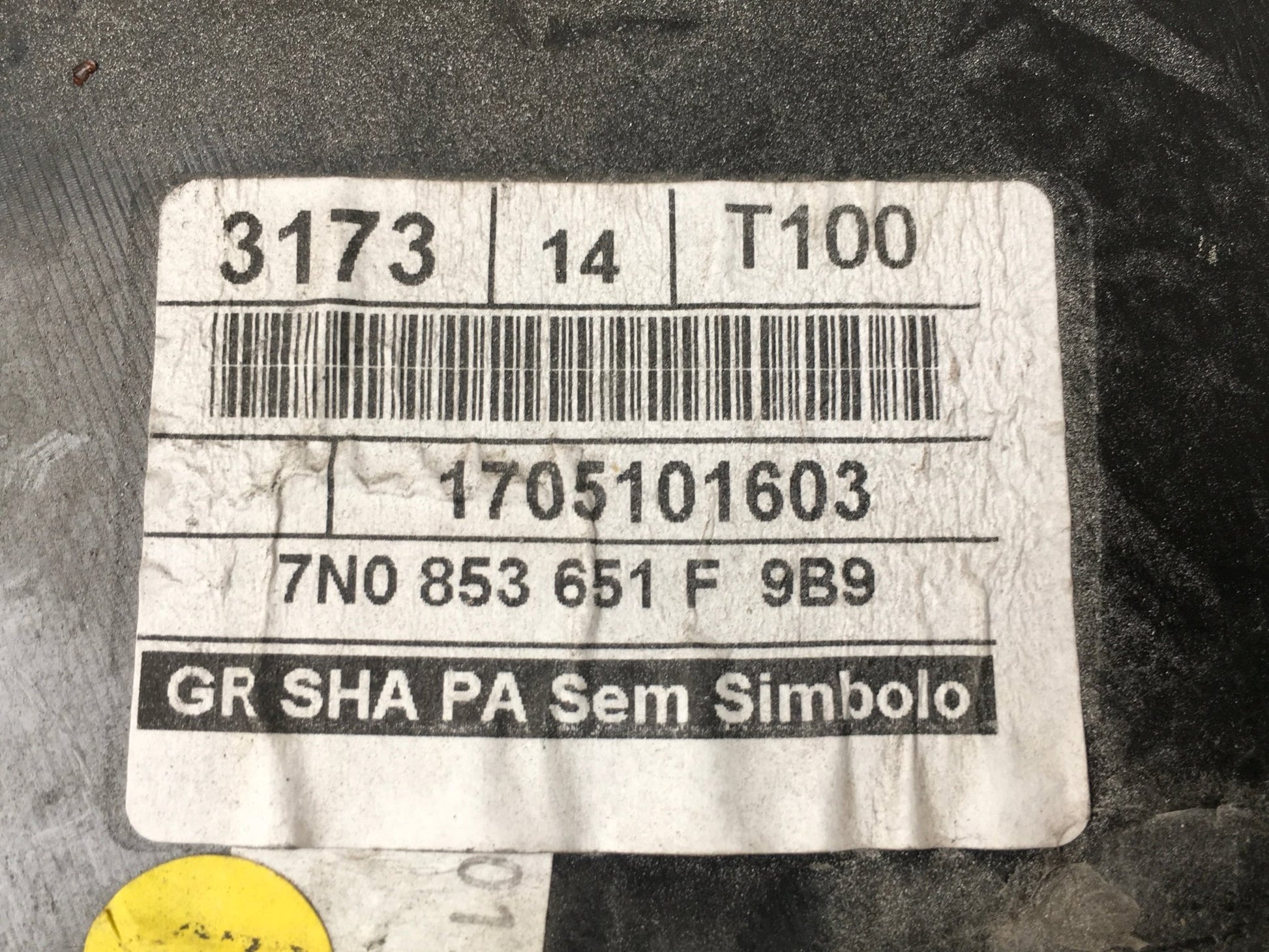 Rejilla Radiador VW Sharan II 7N - 7N0853653B