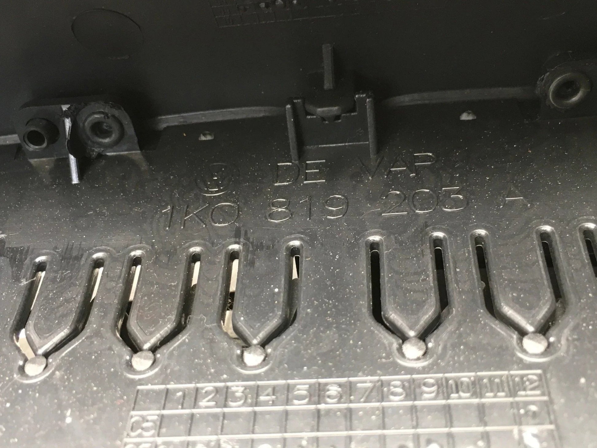 Rejillas aireadoras traseras VW Golf VI