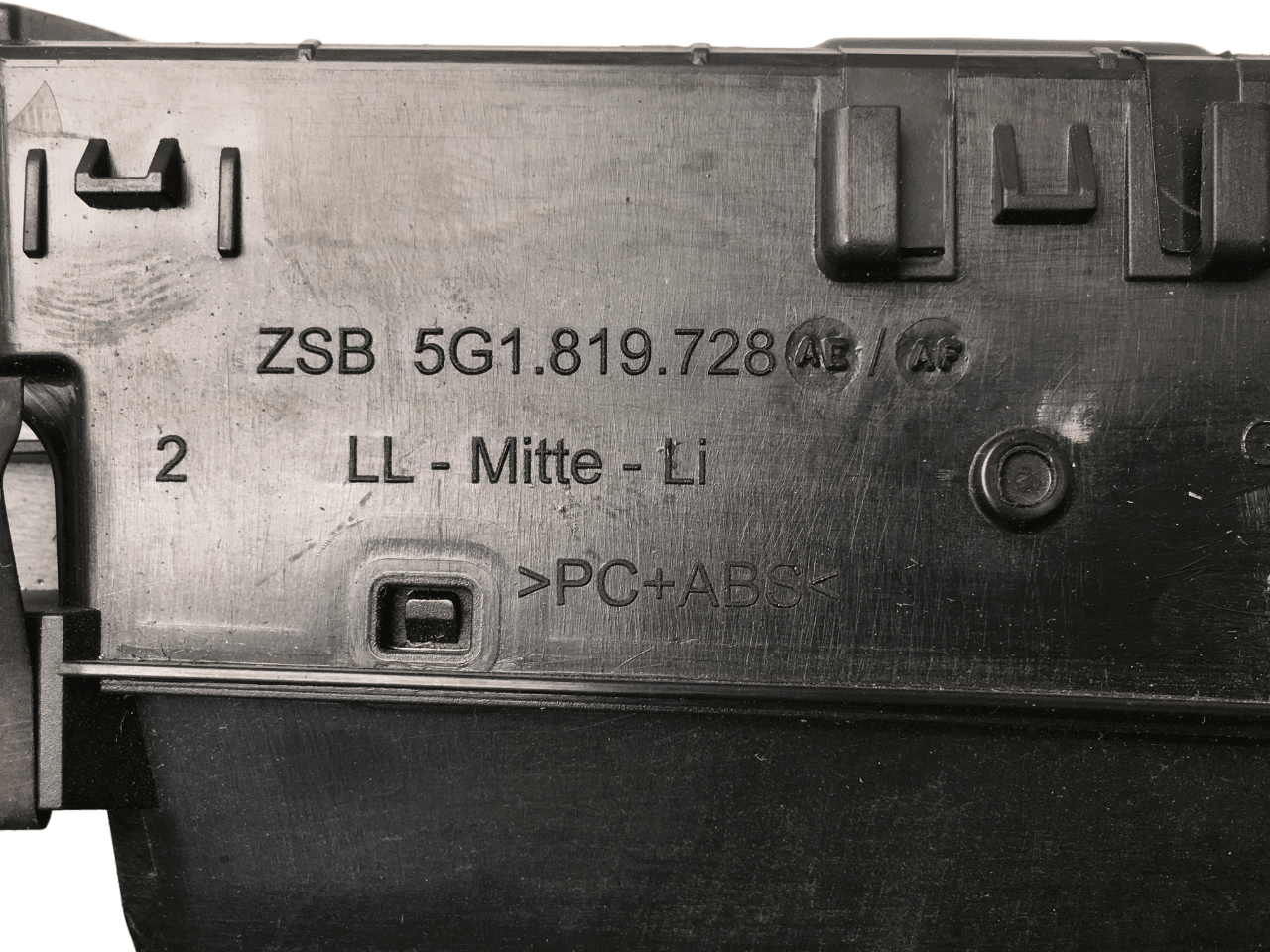 Rejillas centrales VW Golf VII - 5G1819728