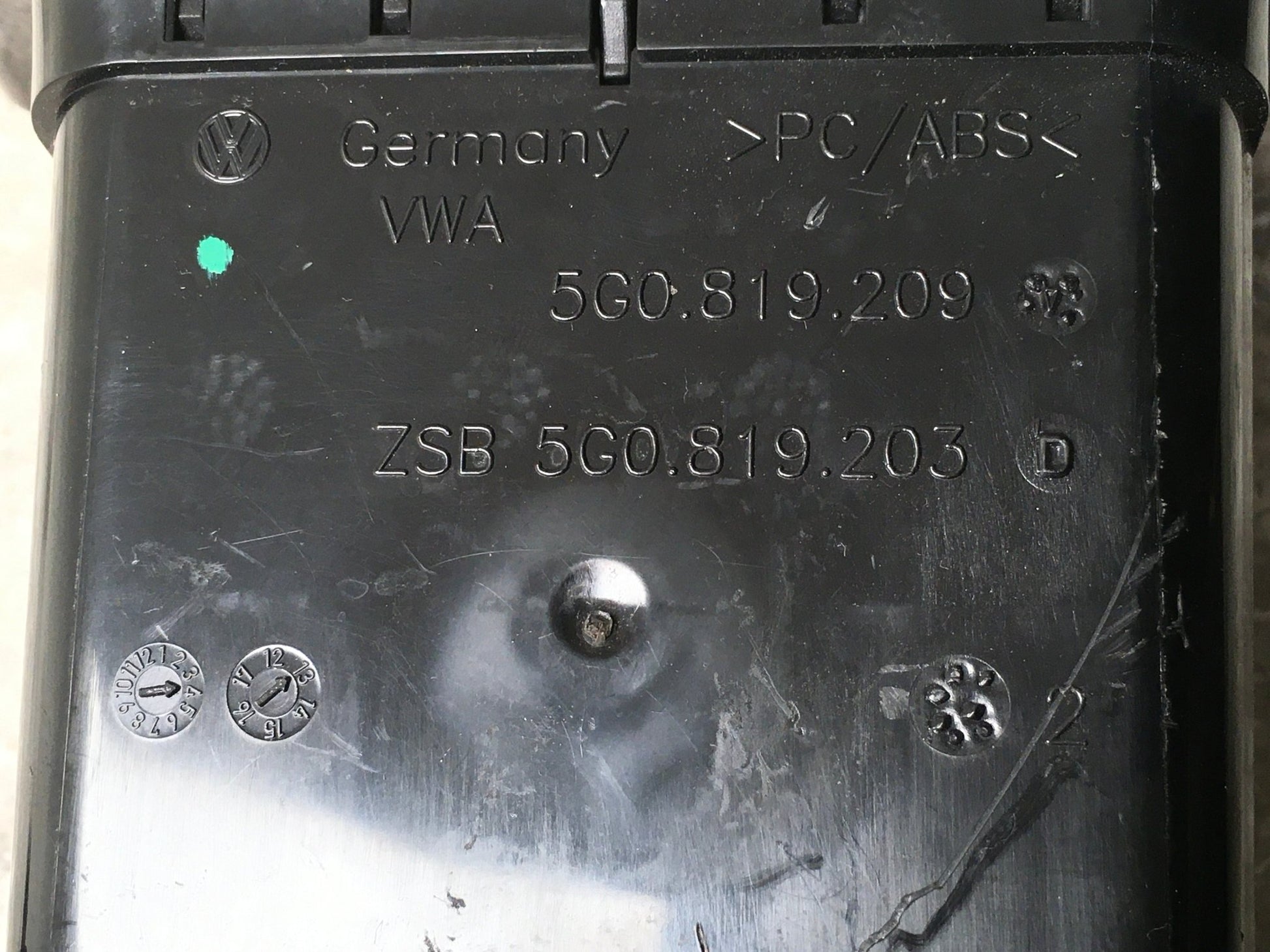 Rejillas Consola central VW Golf VII 5G0819209 - 5G0819209