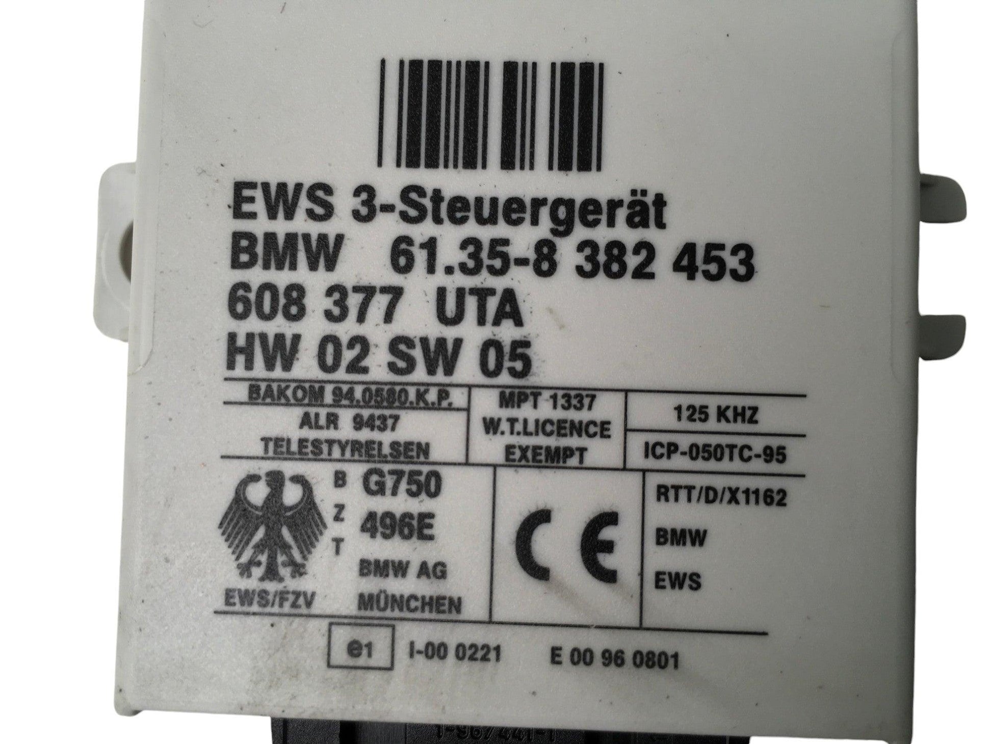 Rele Inmovilizador BMW E39 E46 - 61358382453