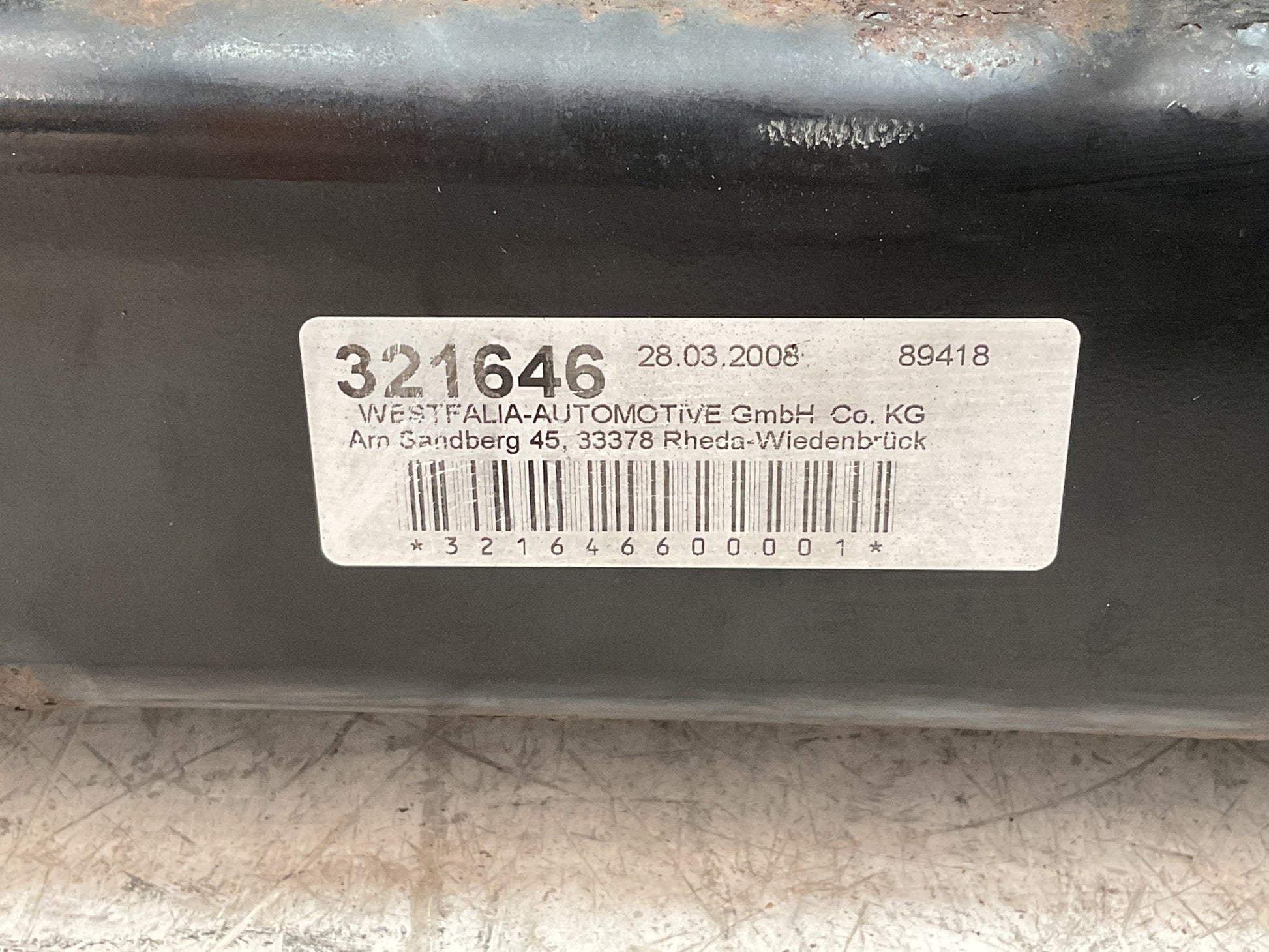 Remolque VW T5 2003 - 2015 - 7H0803881B