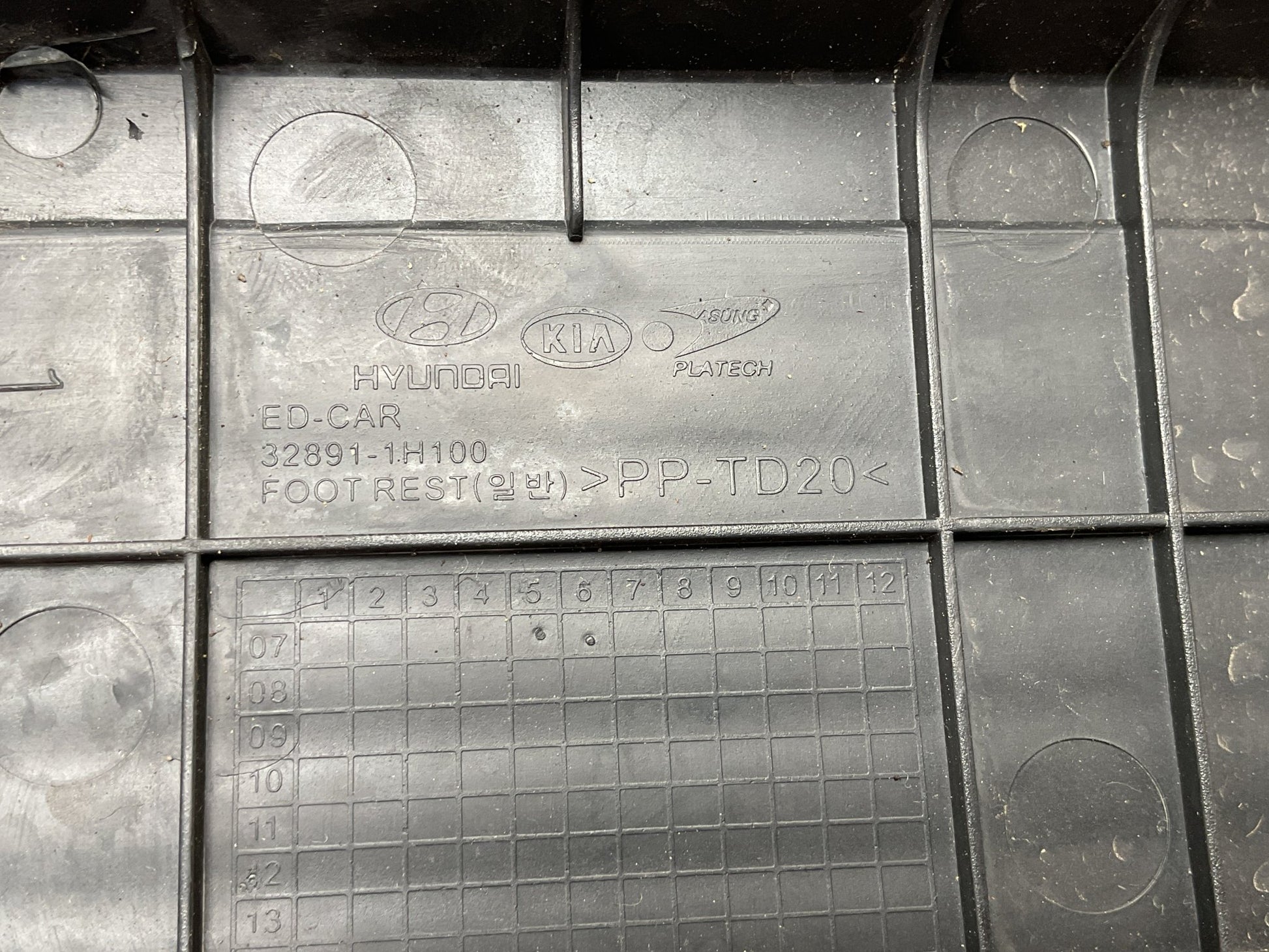 Reposapies Hyundai KIA 328911H100 - 328911H100