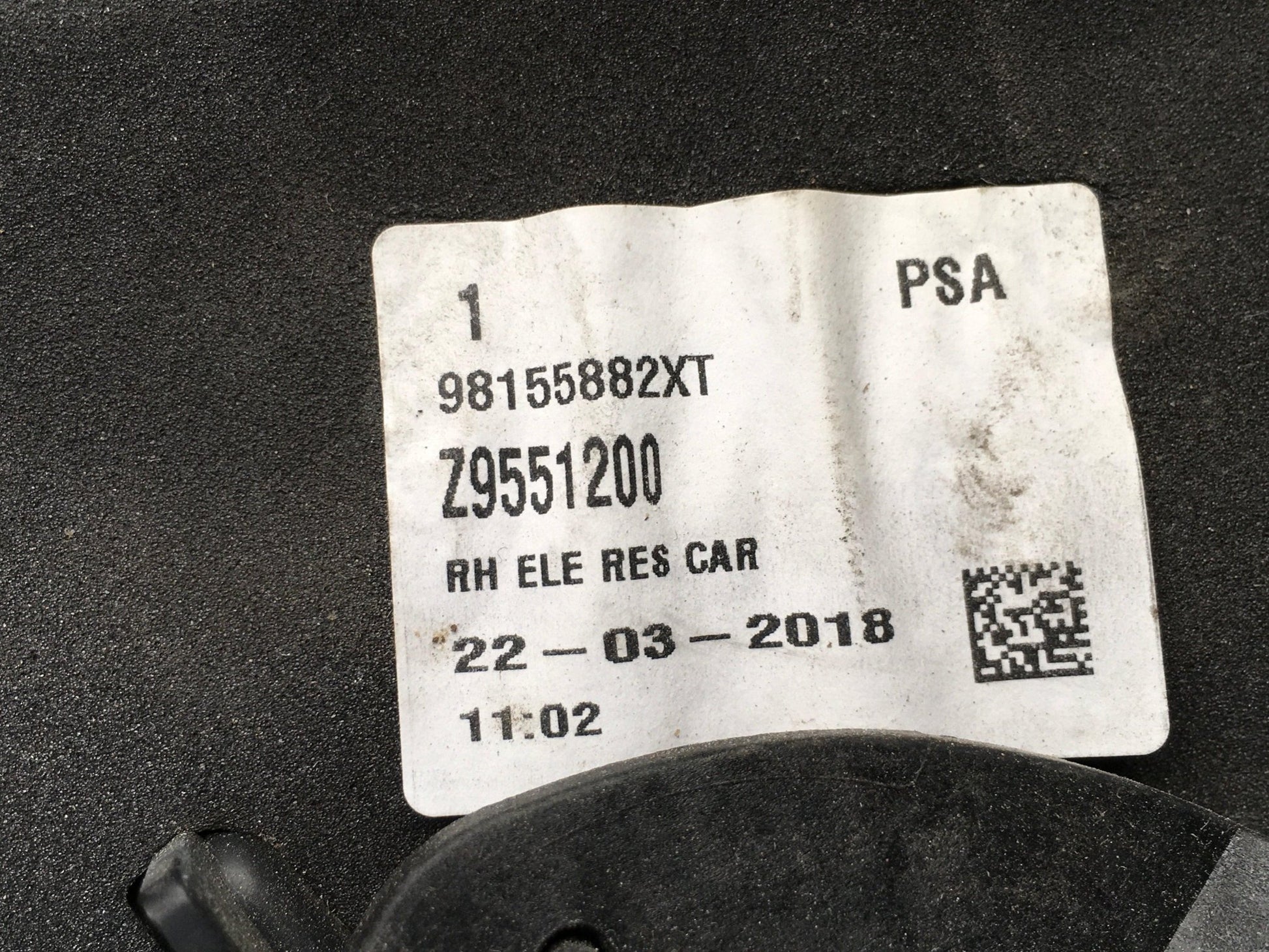 Retrovisor dcho PSA 98155882XT - 98155882XT