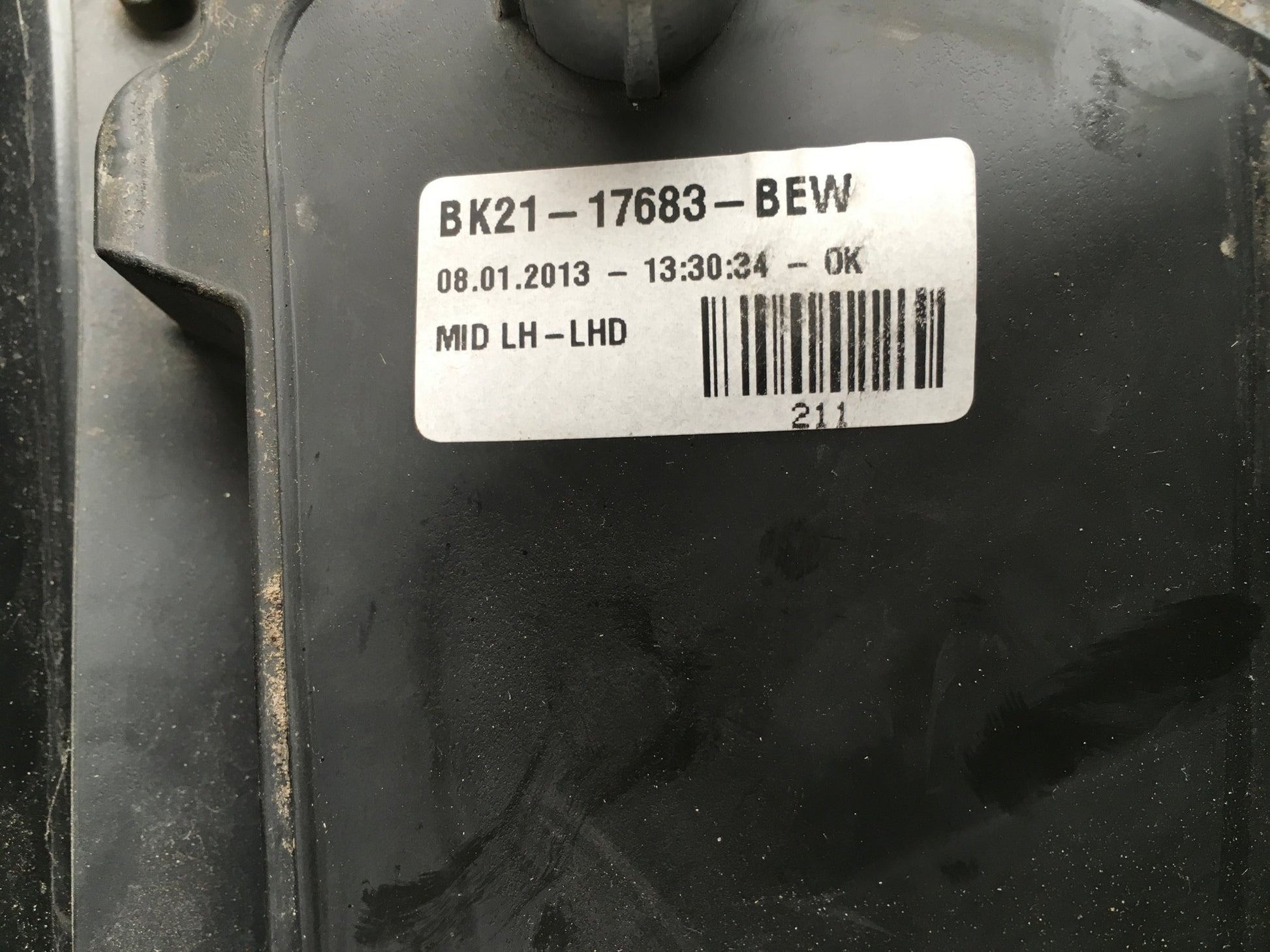 Retrovisor izq Ford Transit Custom - BK2117683BEW